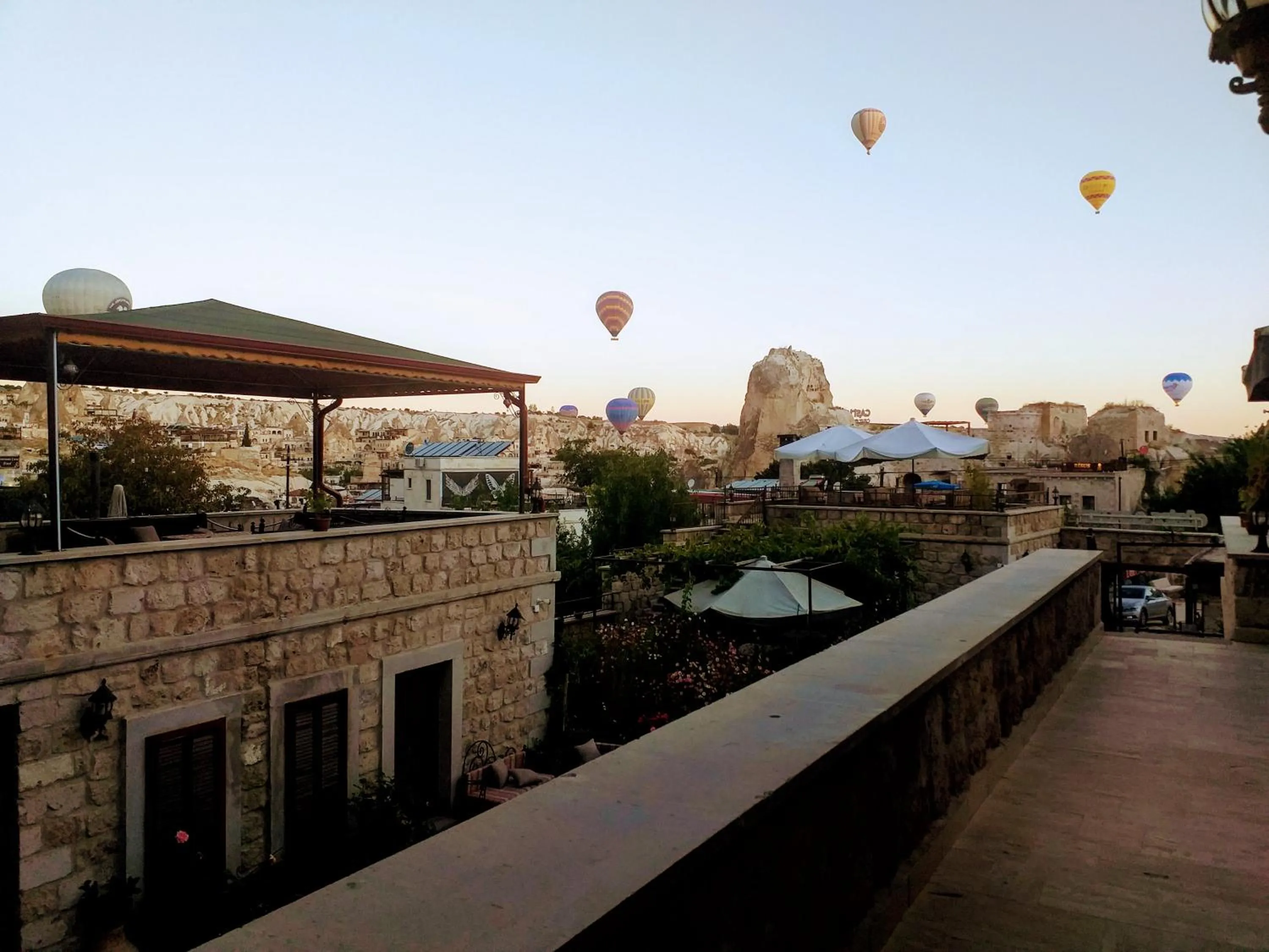 Balcony/Terrace in Guzide Cave Hotel