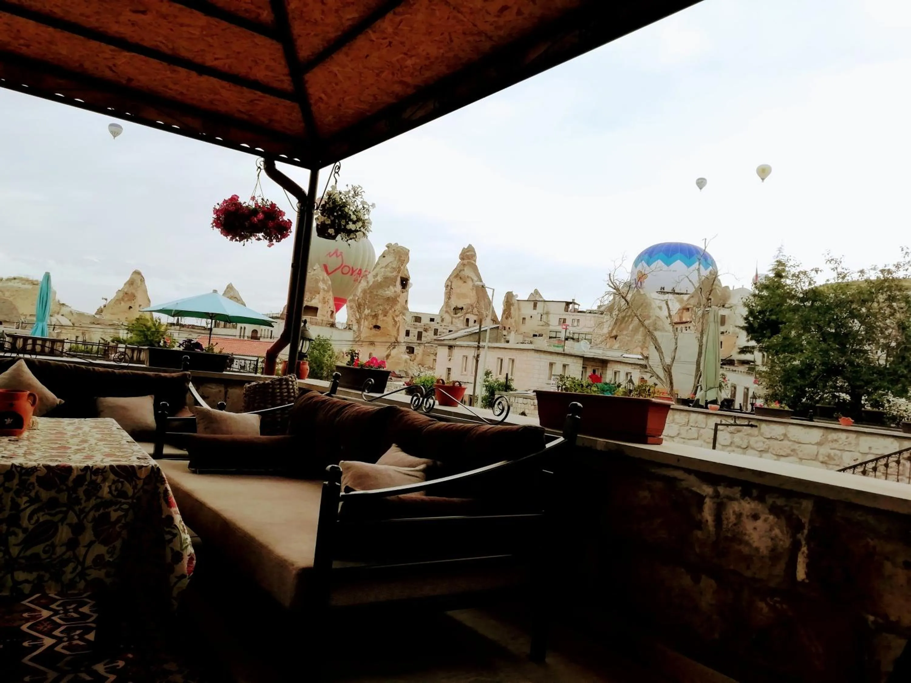 Balcony/Terrace in Guzide Cave Hotel