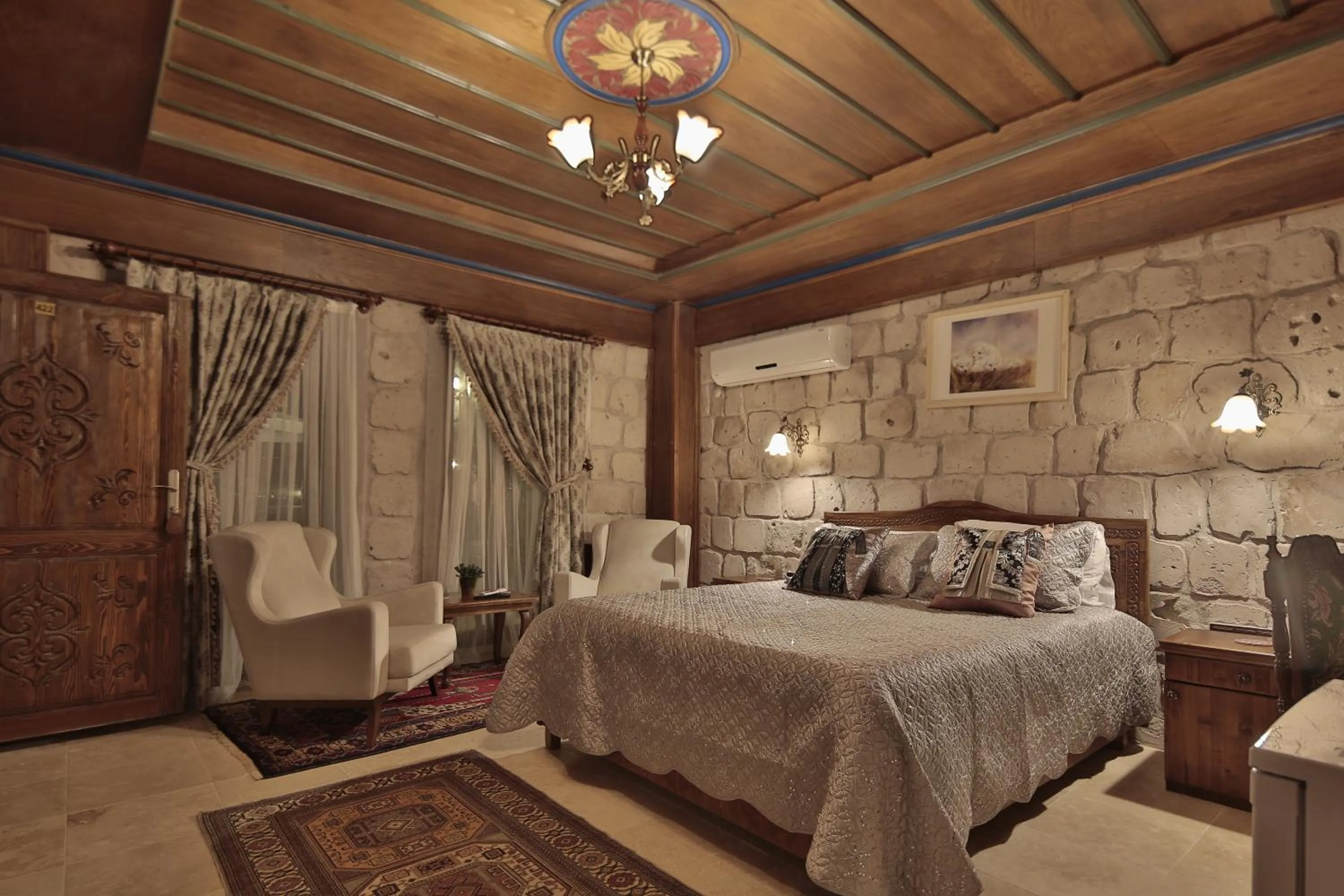 Bed in Guzide Cave Hotel