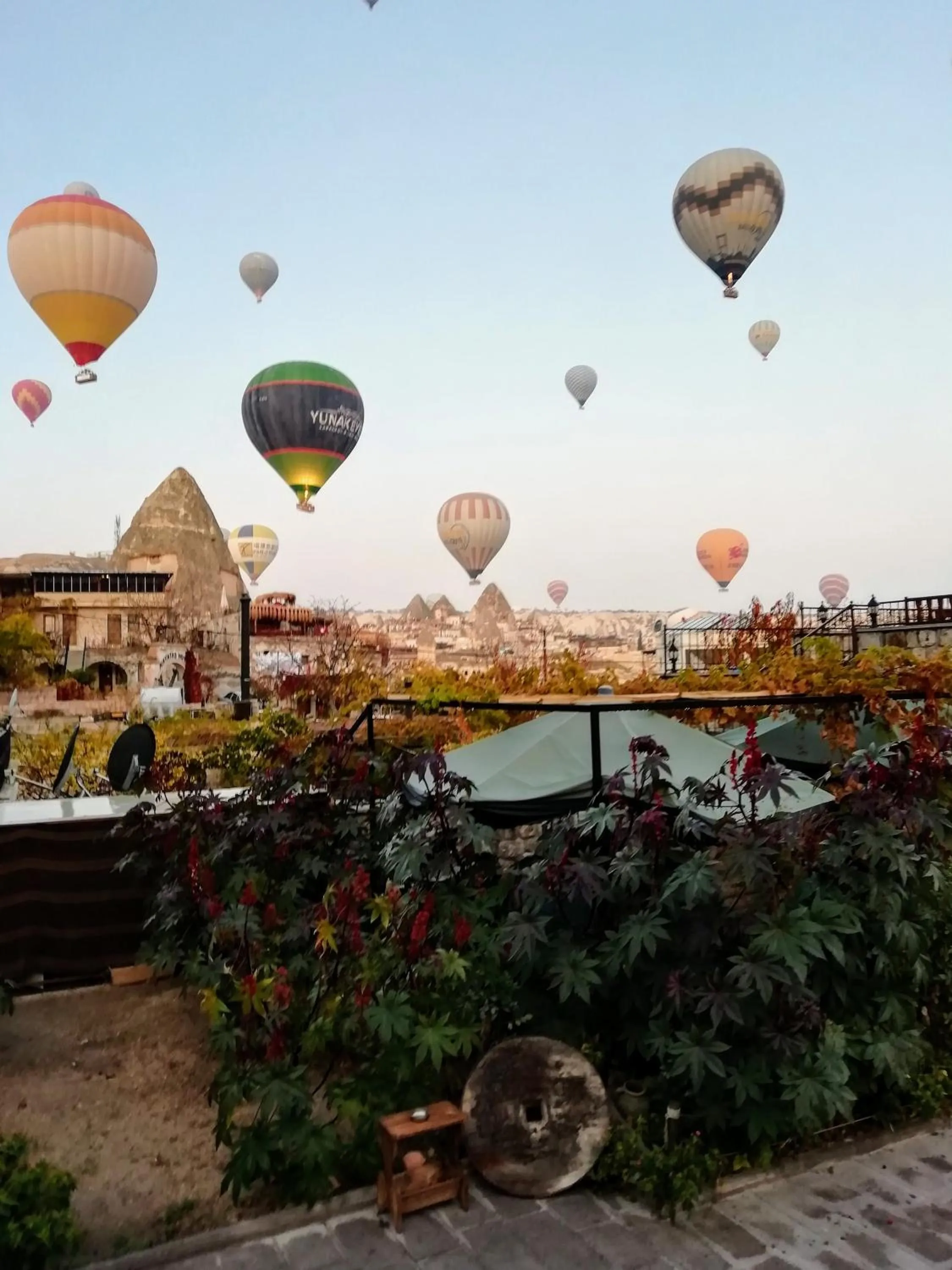 Garden in Guzide Cave Hotel