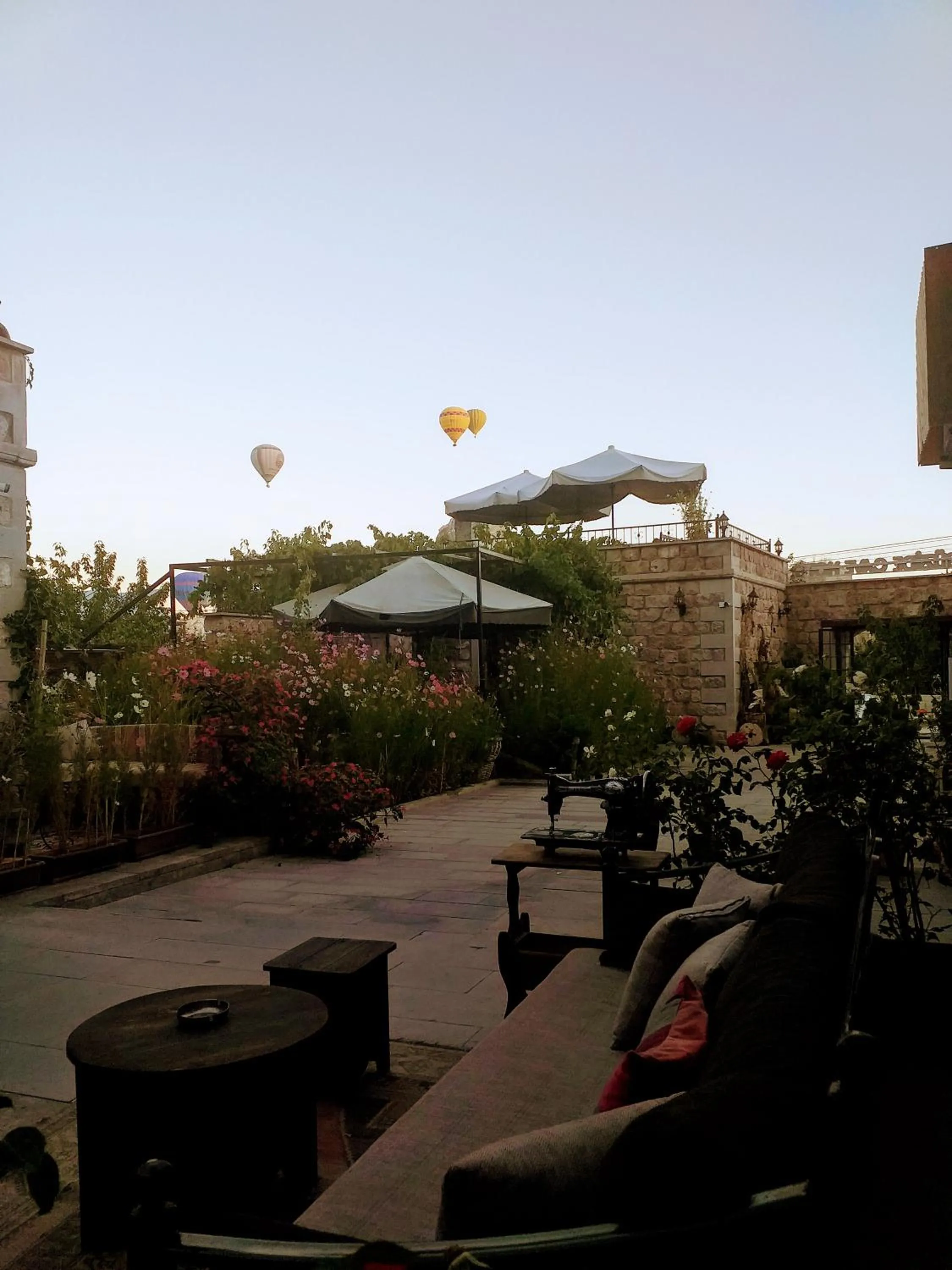 Garden in Guzide Cave Hotel