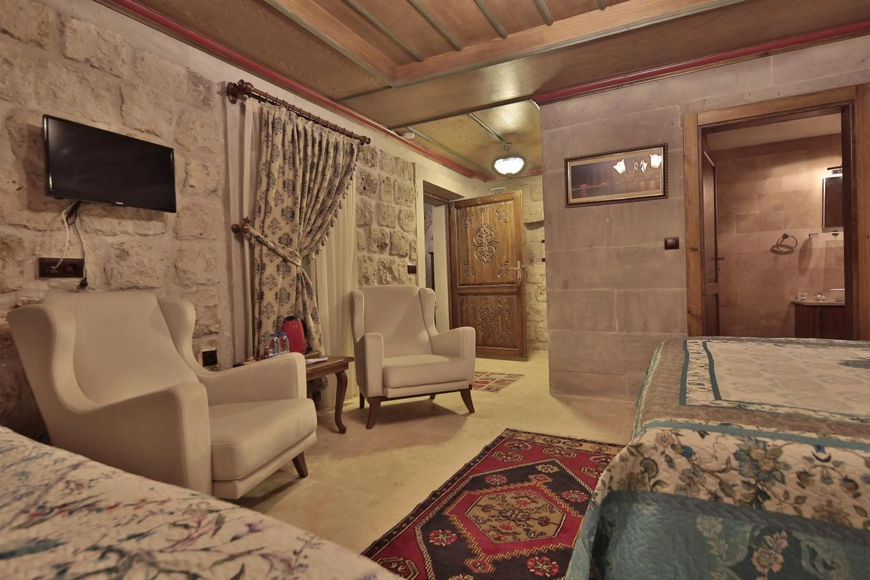 Bed in Guzide Cave Hotel