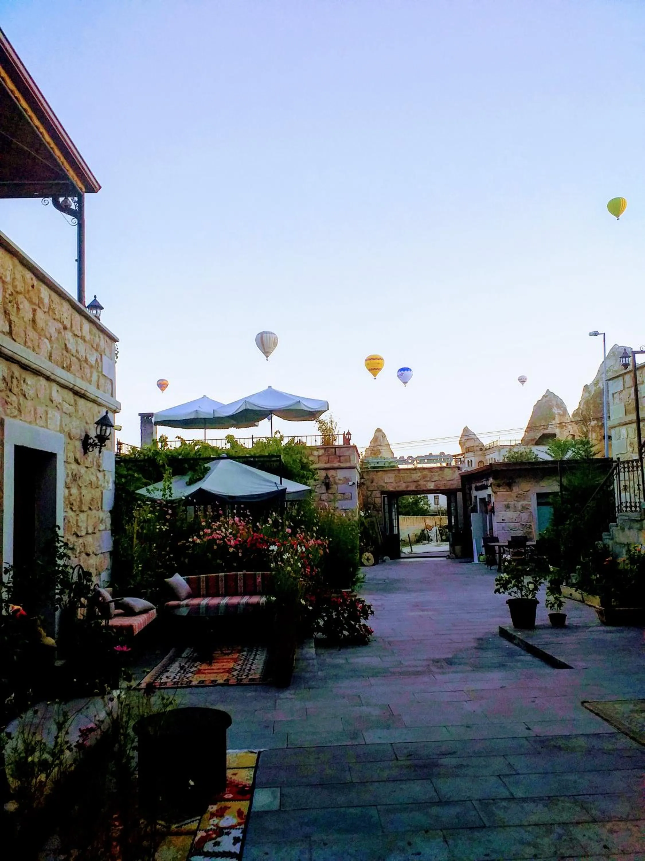 Garden in Guzide Cave Hotel