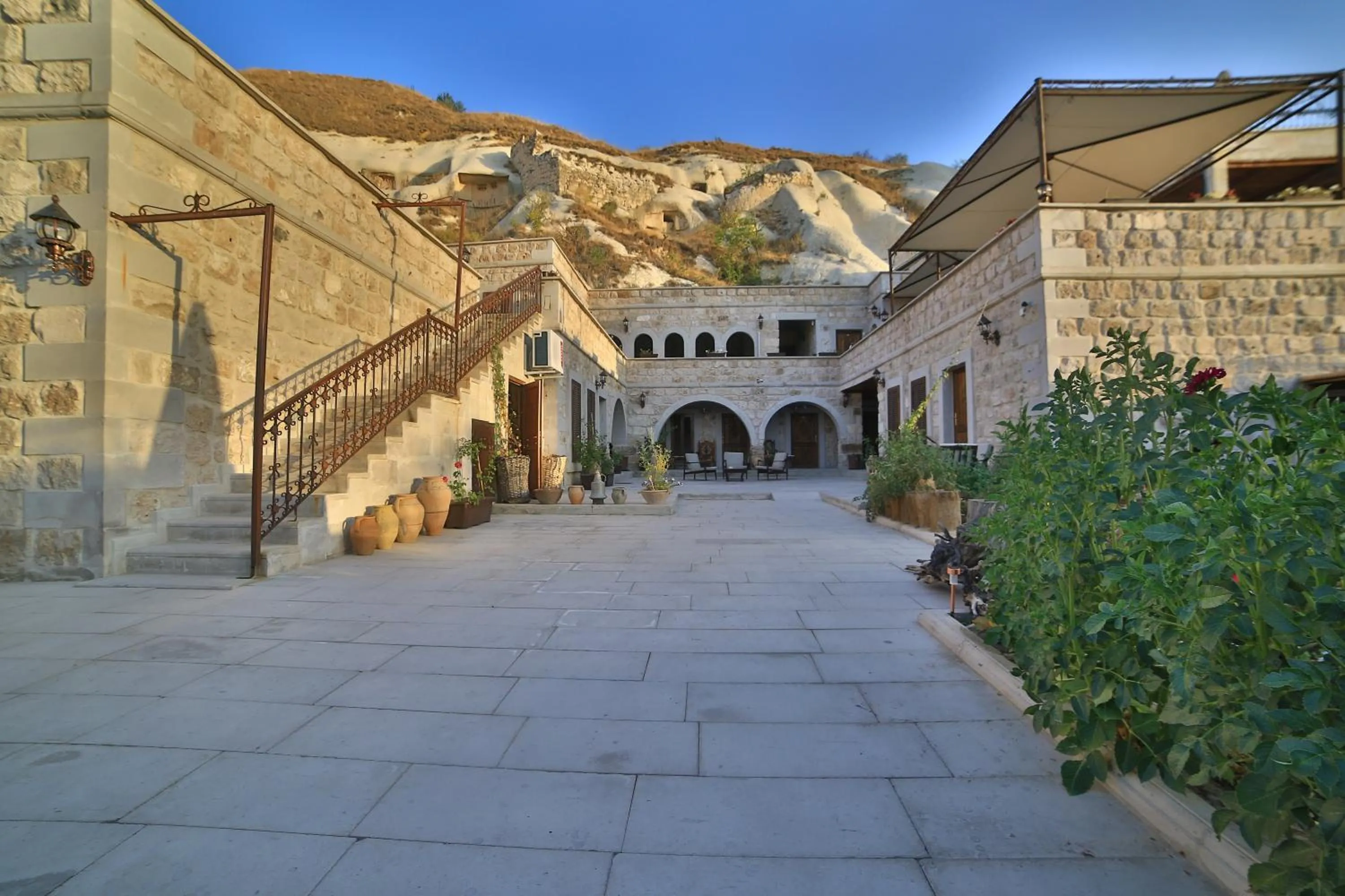 Garden in Guzide Cave Hotel