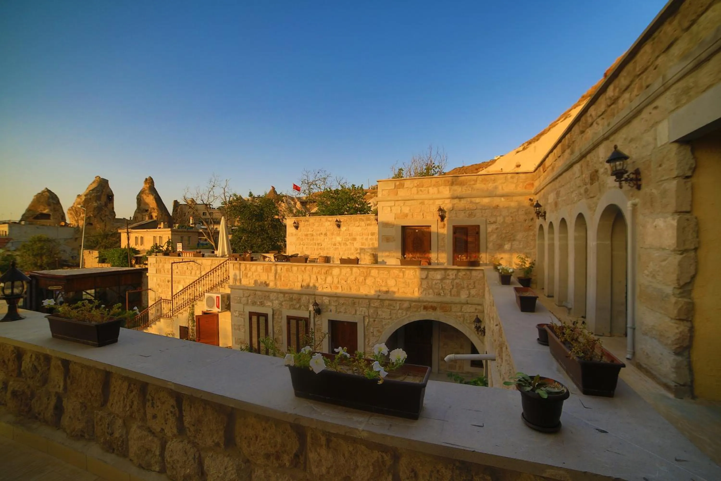 Balcony/Terrace in Guzide Cave Hotel