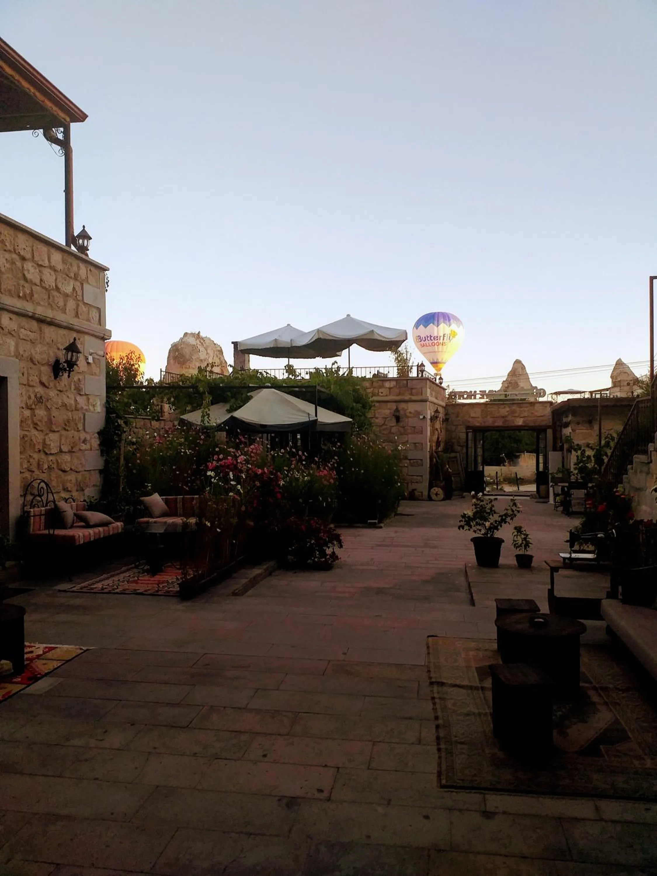 Garden in Guzide Cave Hotel