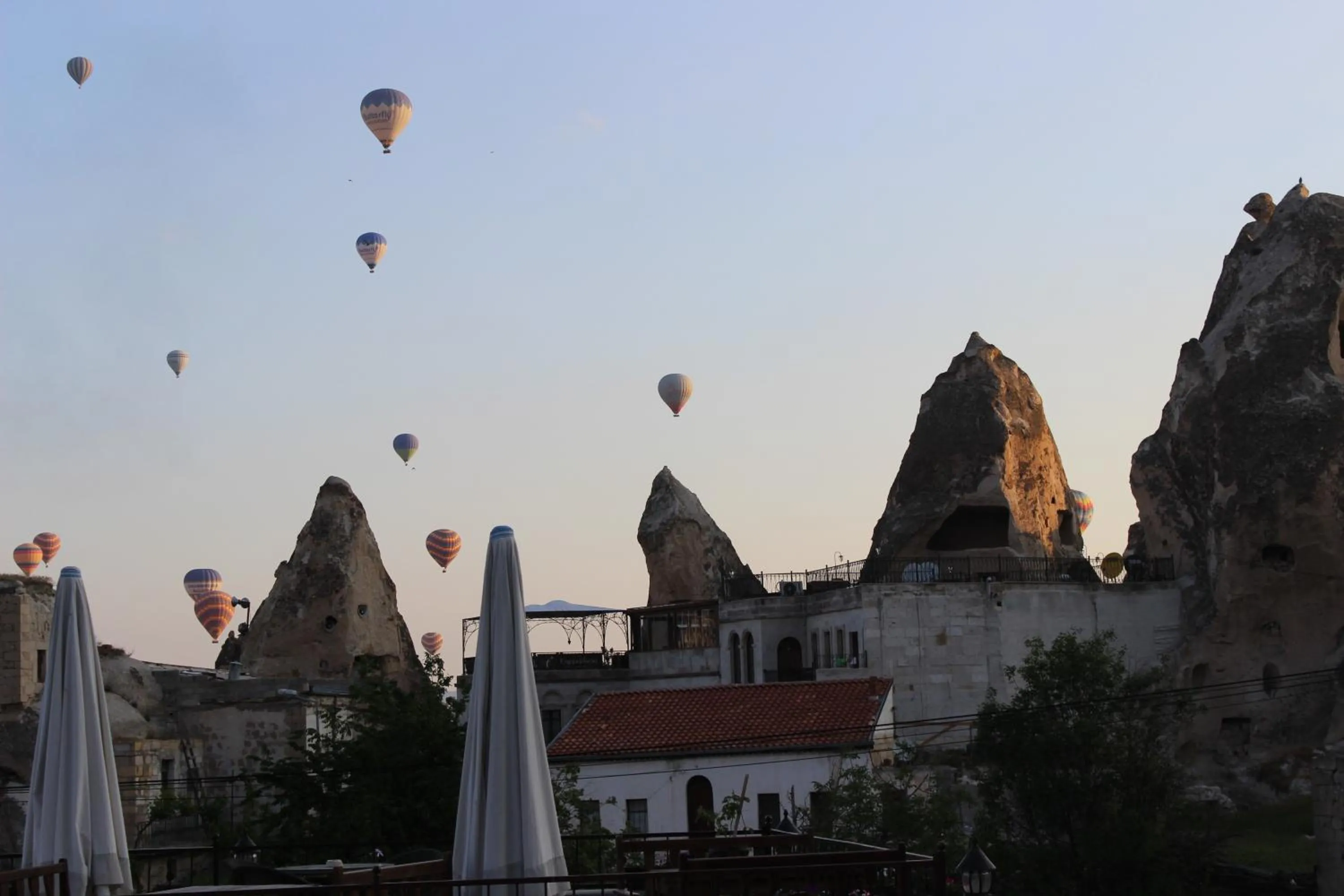 Balcony/Terrace in Guzide Cave Hotel