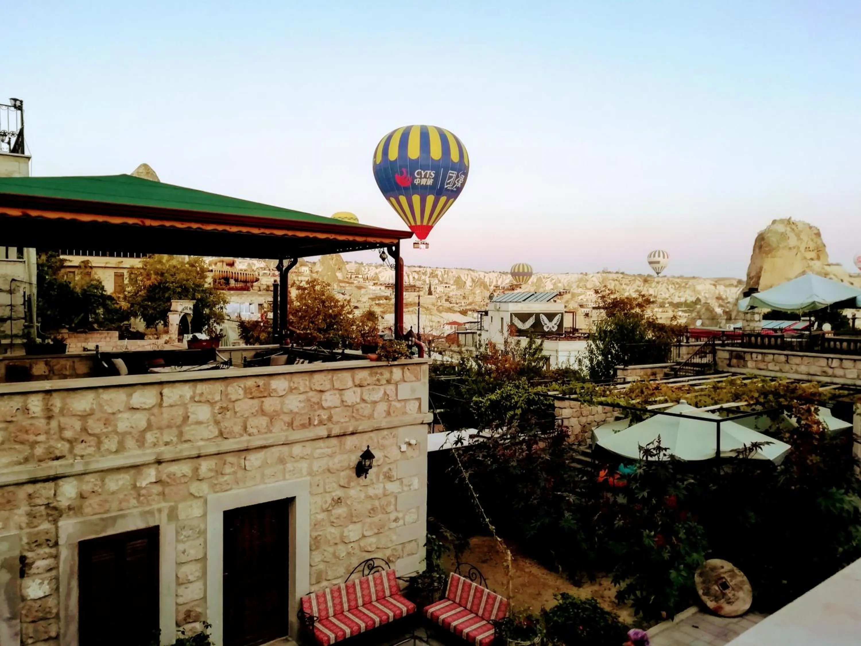Balcony/Terrace in Guzide Cave Hotel