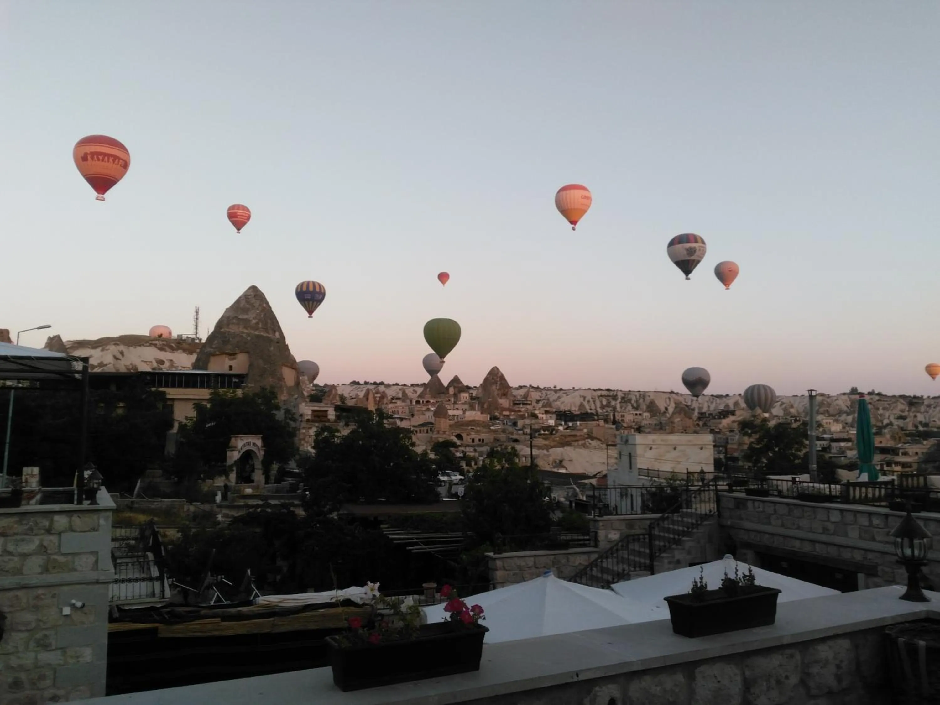 Balcony/Terrace in Guzide Cave Hotel