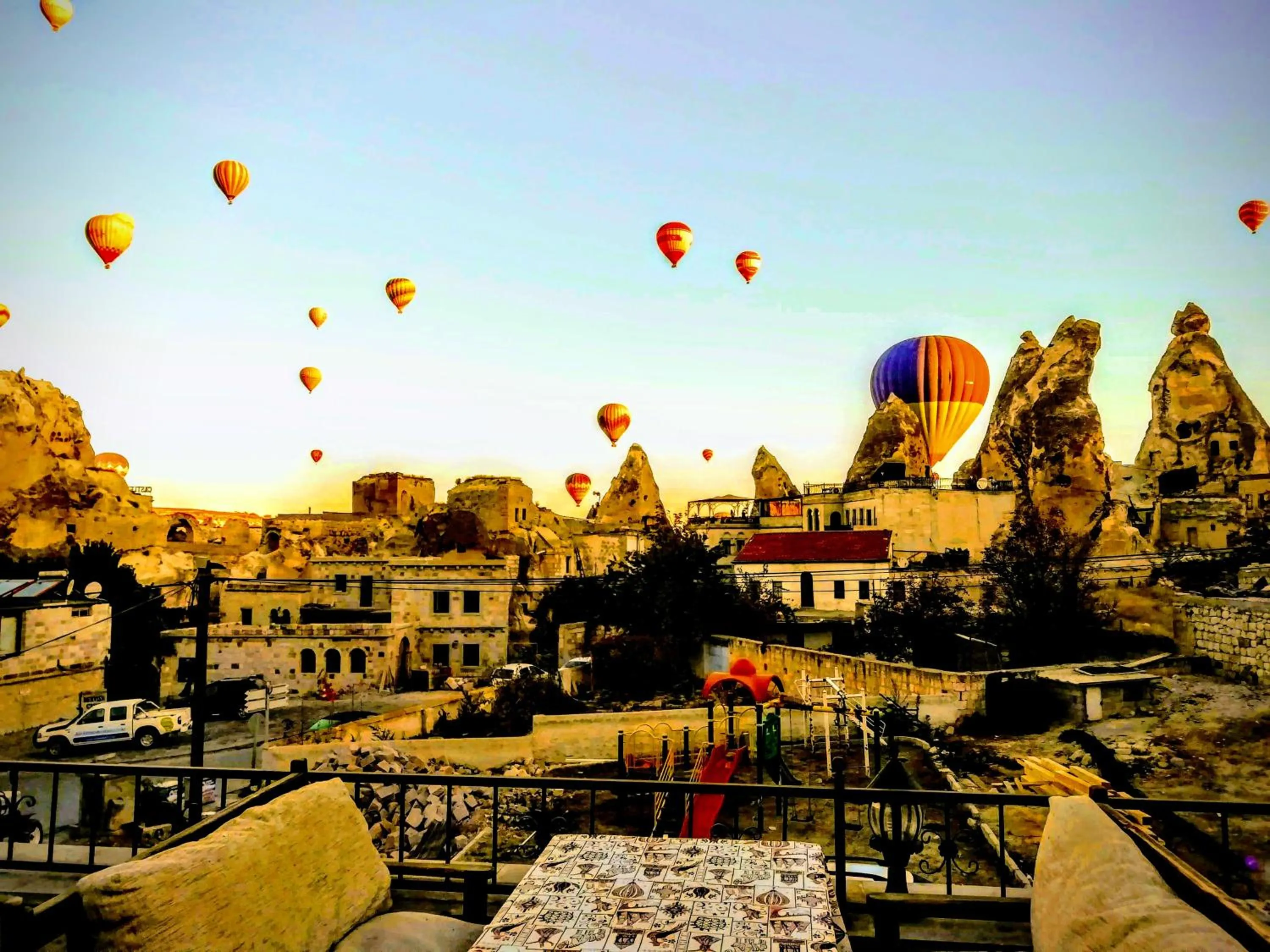 Balcony/Terrace in Guzide Cave Hotel