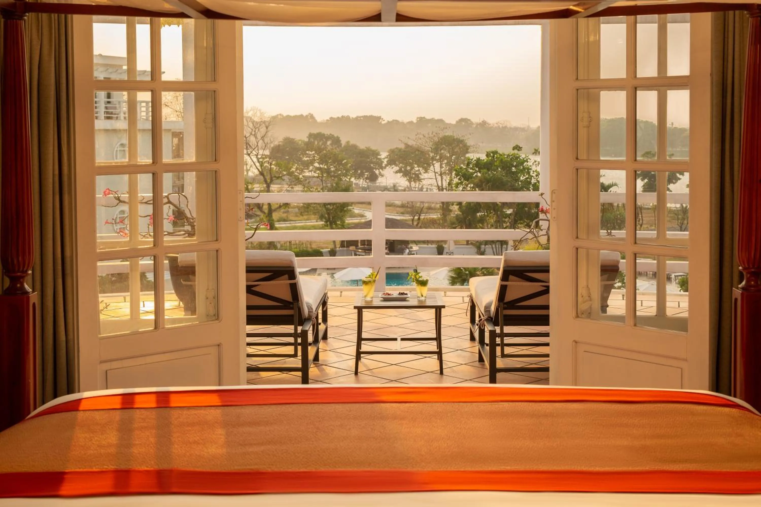 Garden in Azerai La Residence, Hue