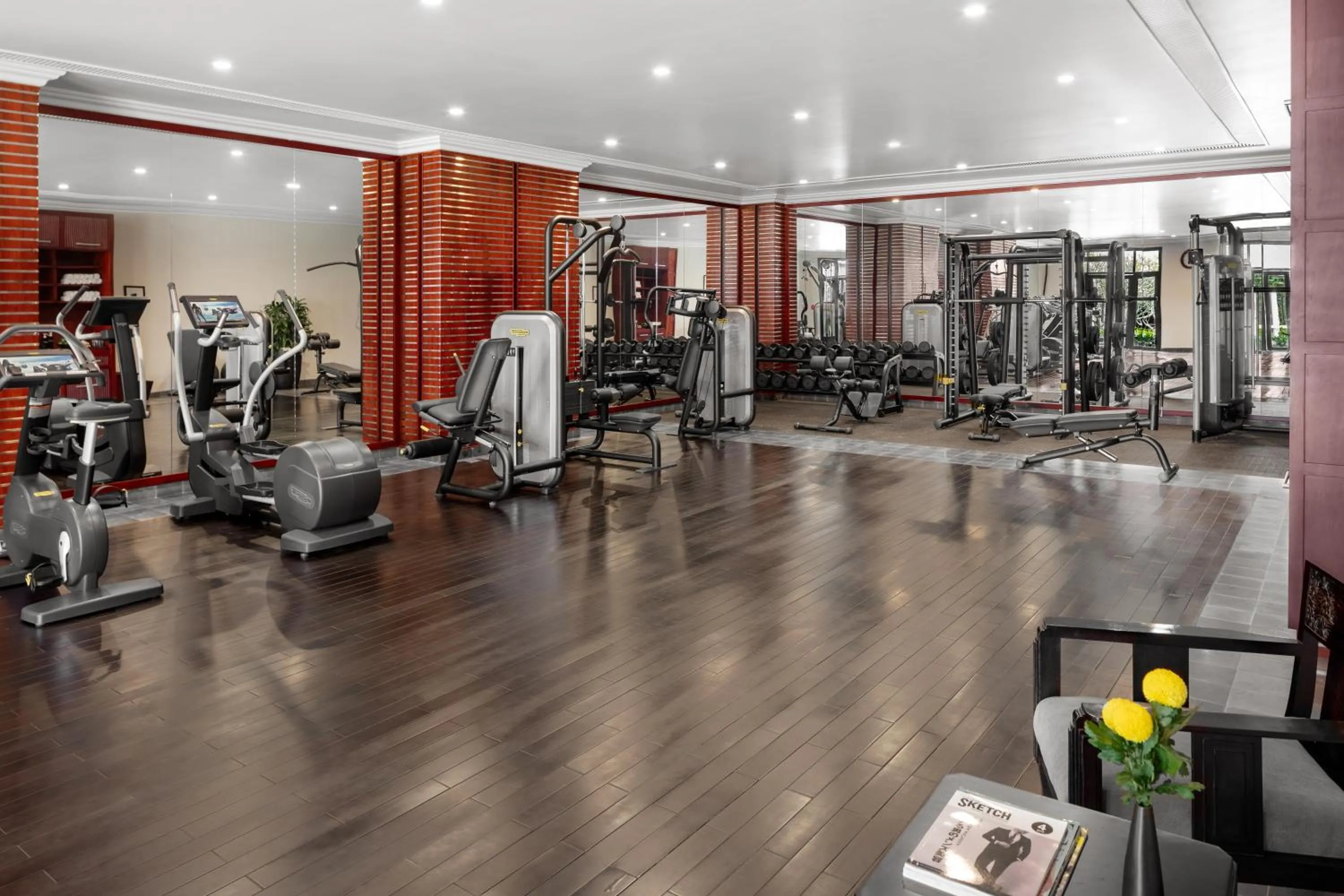 Fitness centre/facilities in Azerai La Residence, Hue