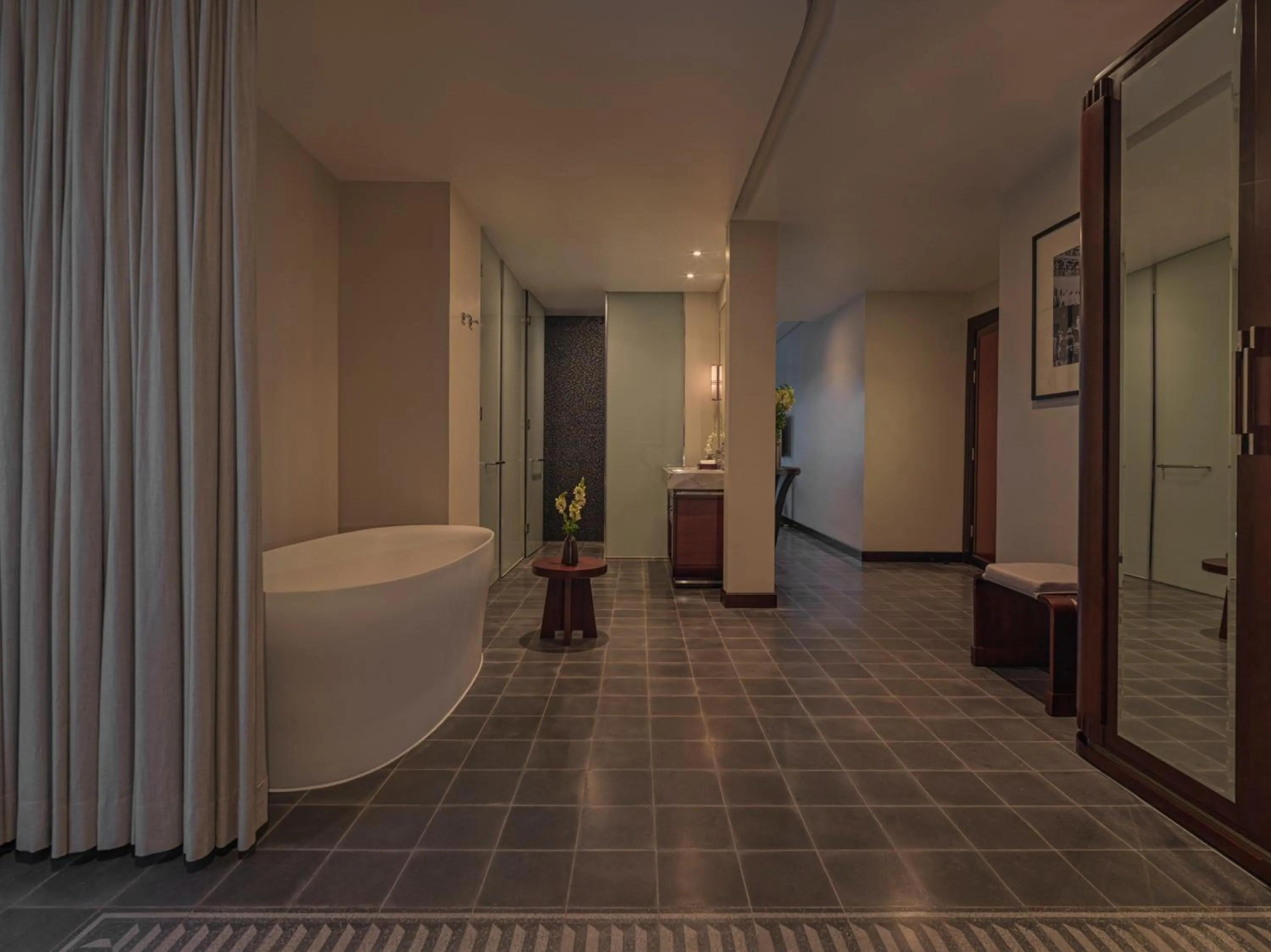 Bathroom in Azerai La Residence, Hue