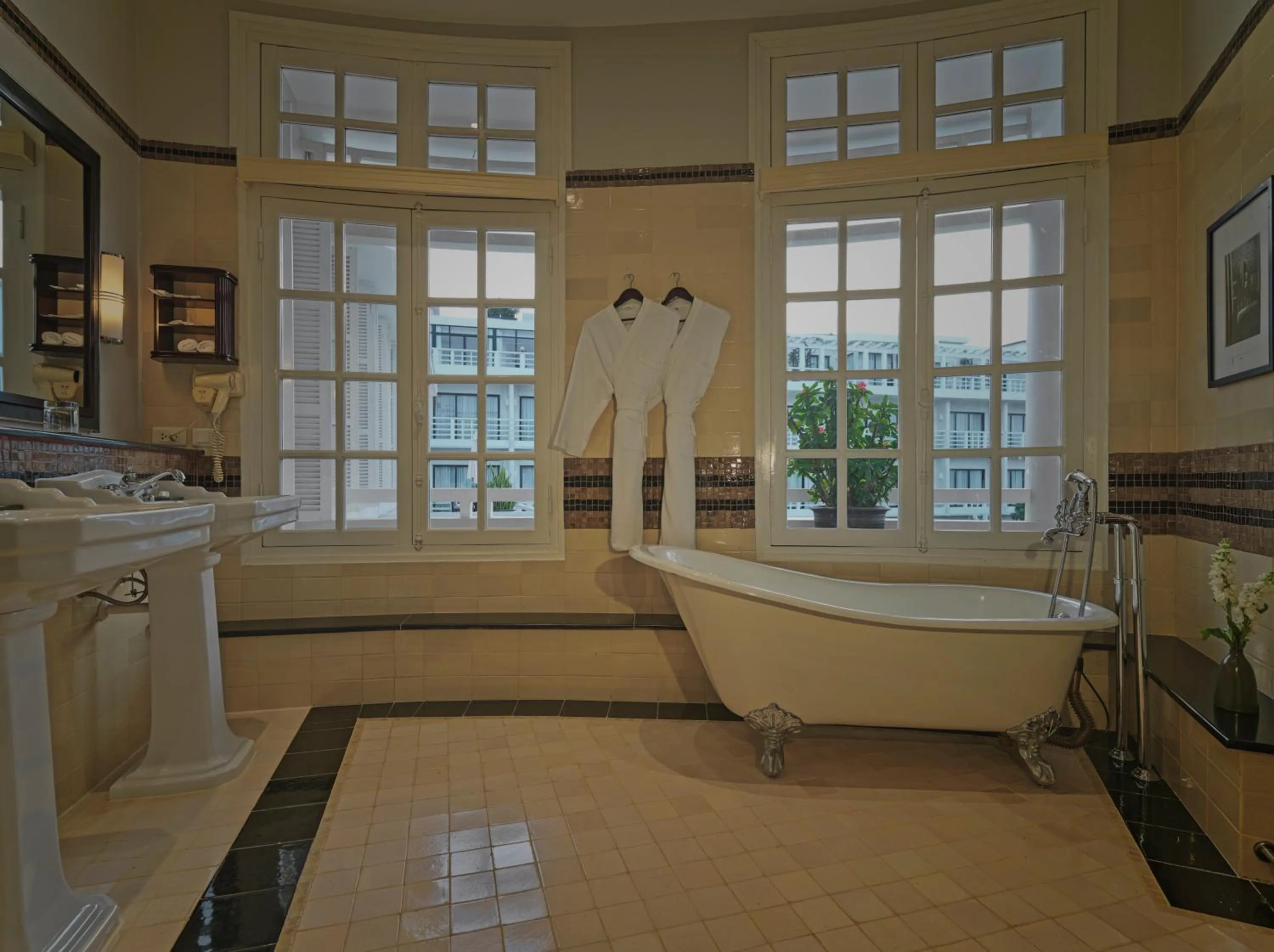 Bathroom in Azerai La Residence, Hue