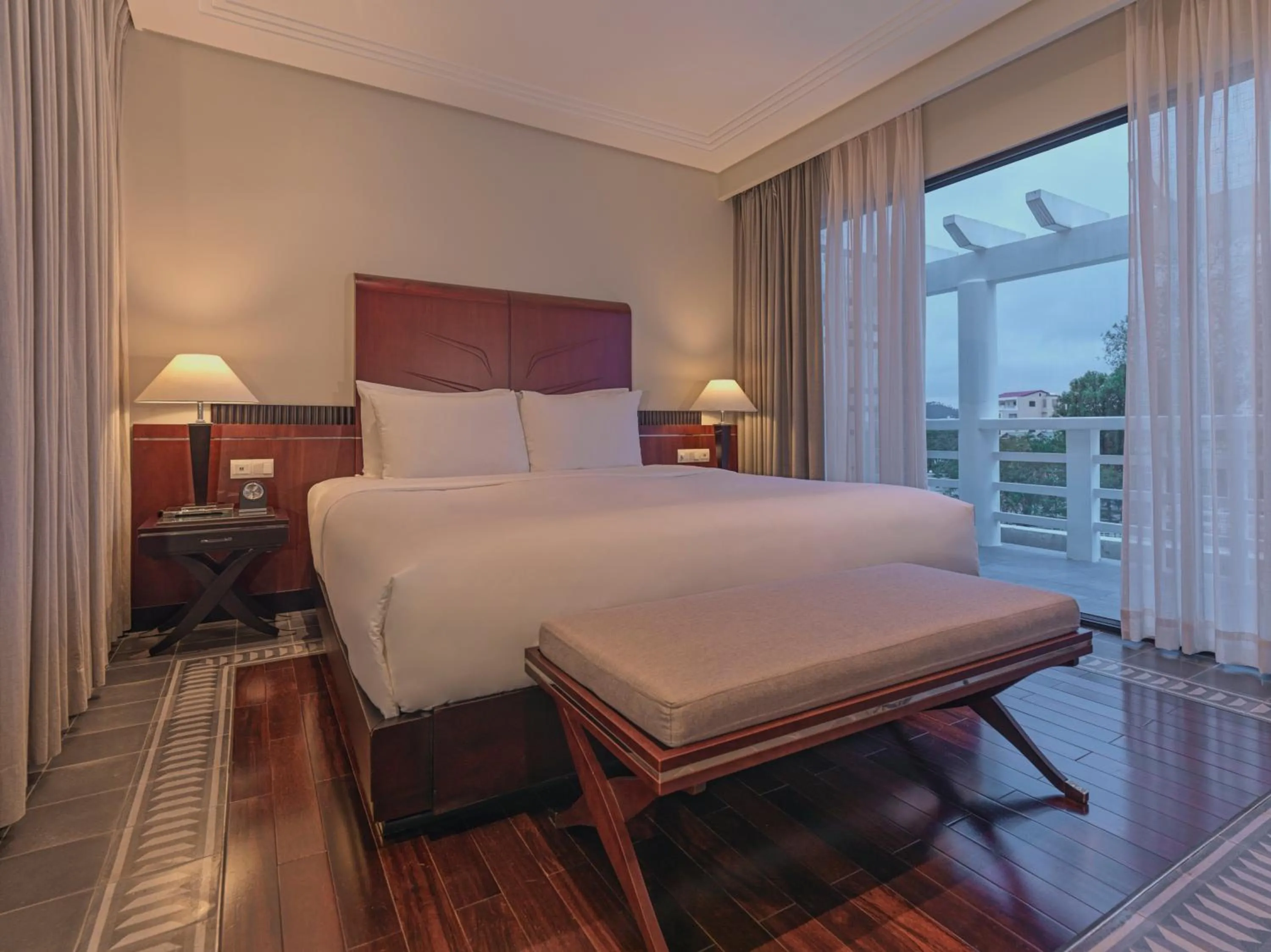 Bedroom, Bed in Azerai La Residence, Hue