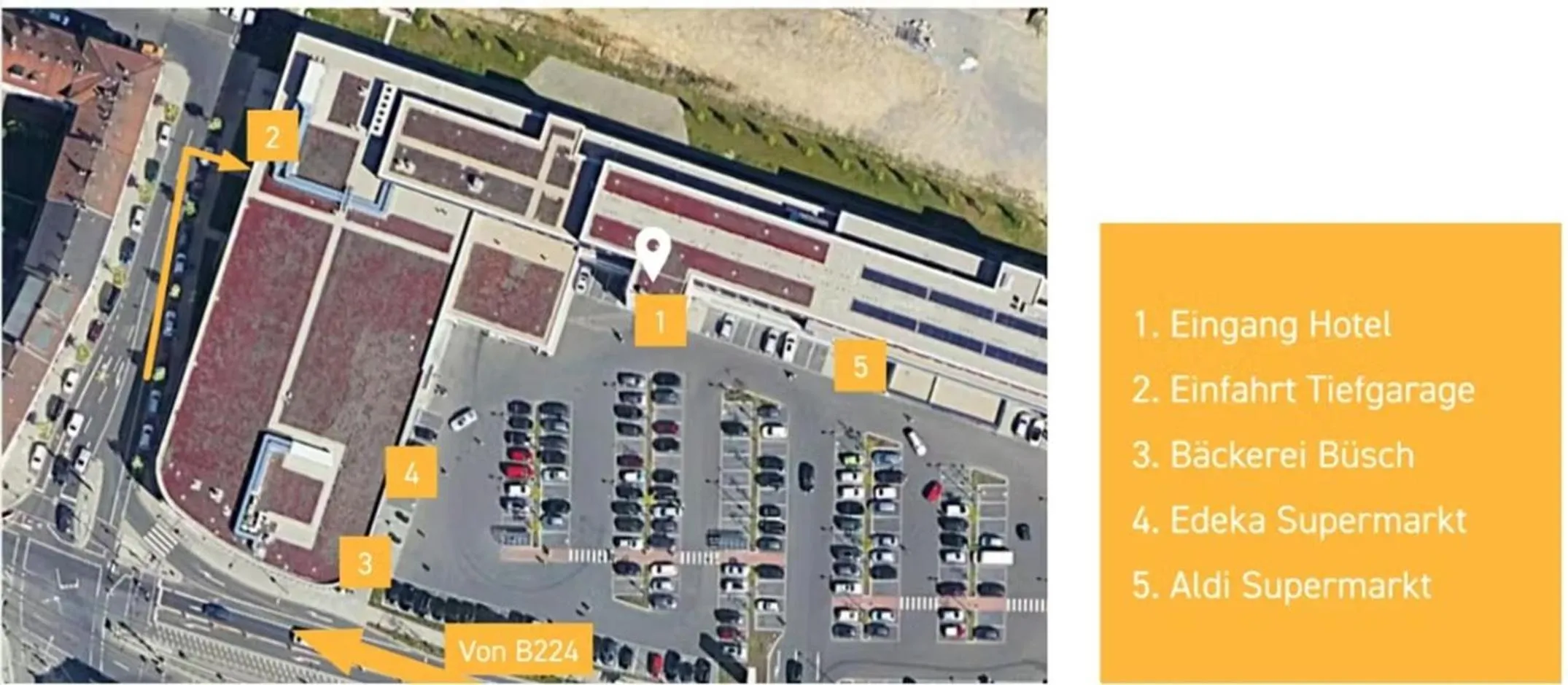 Parking in McDreams Hotel Essen