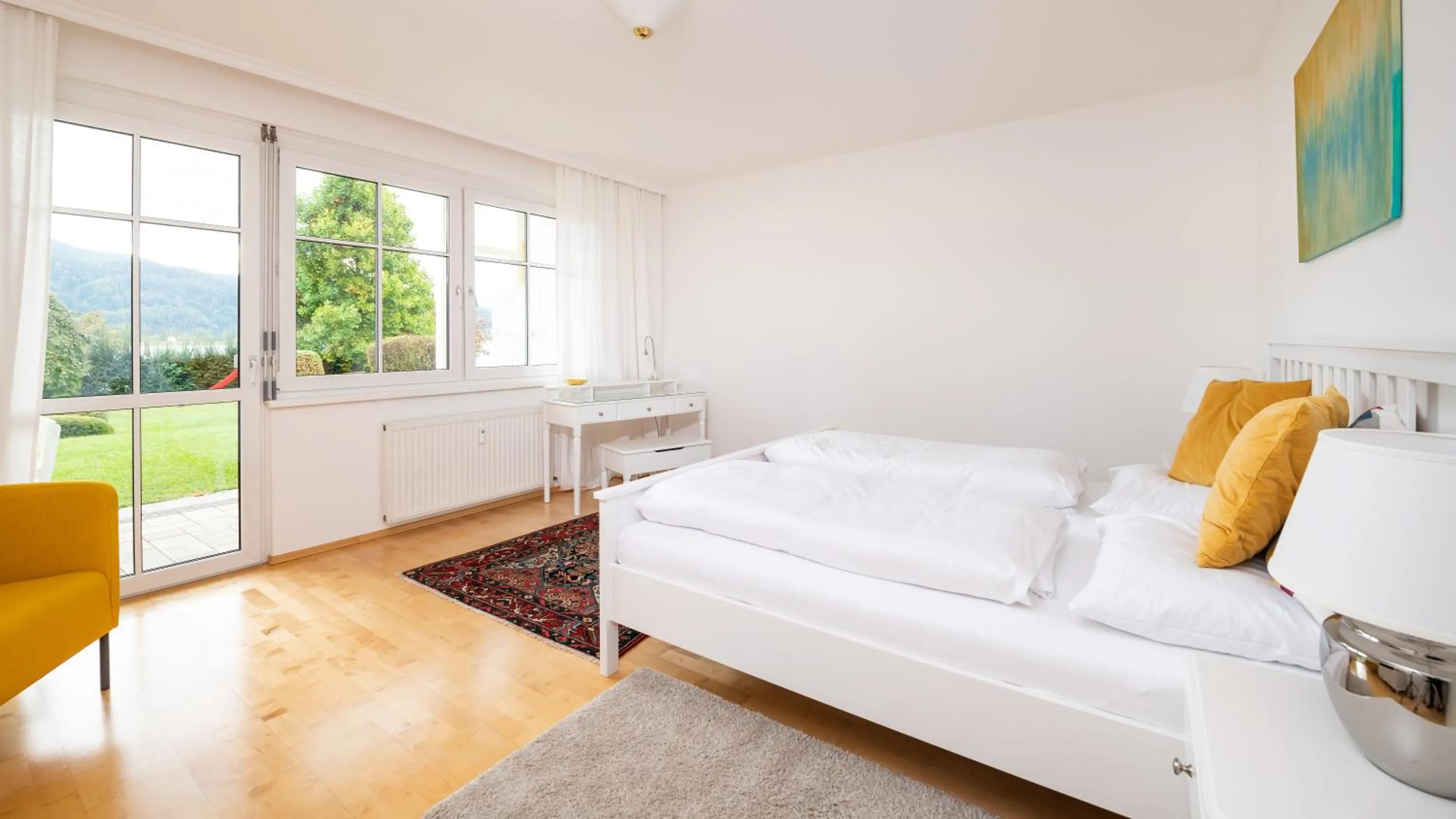 Bed in Werzer Strandcasino Hotel