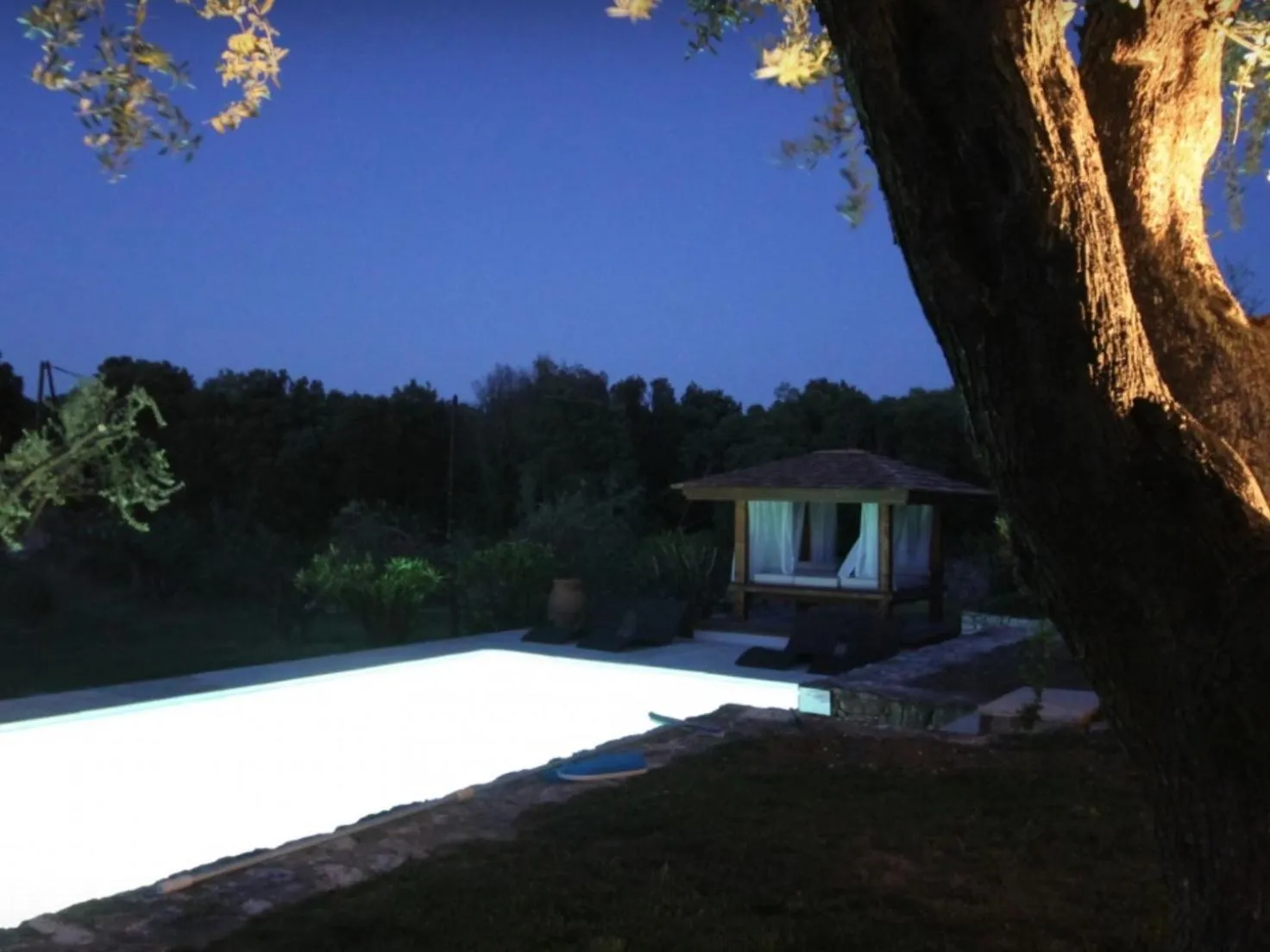 Pool view in Villa Sanchez