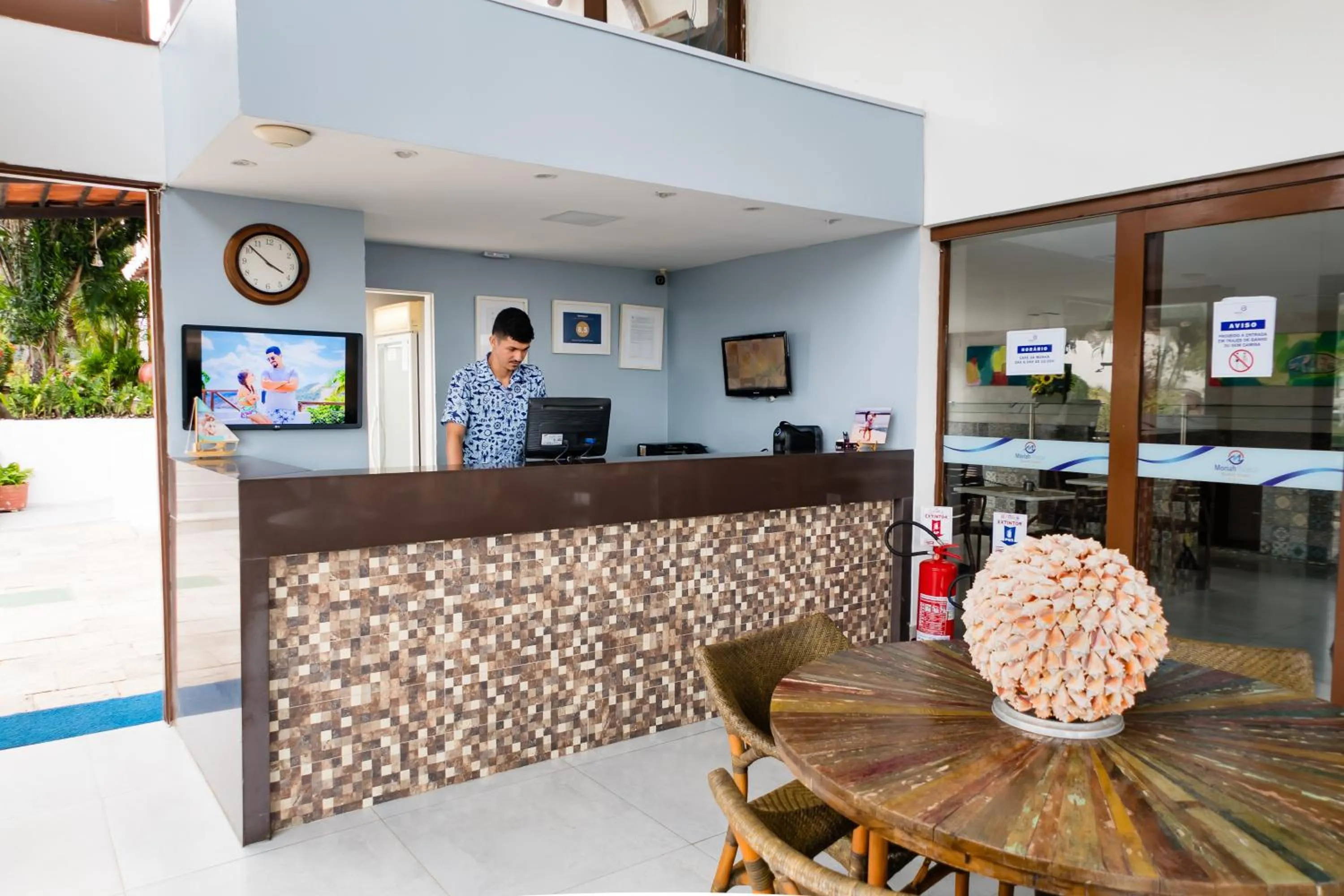 Lobby or reception in Moriah Natal Beach Hotel