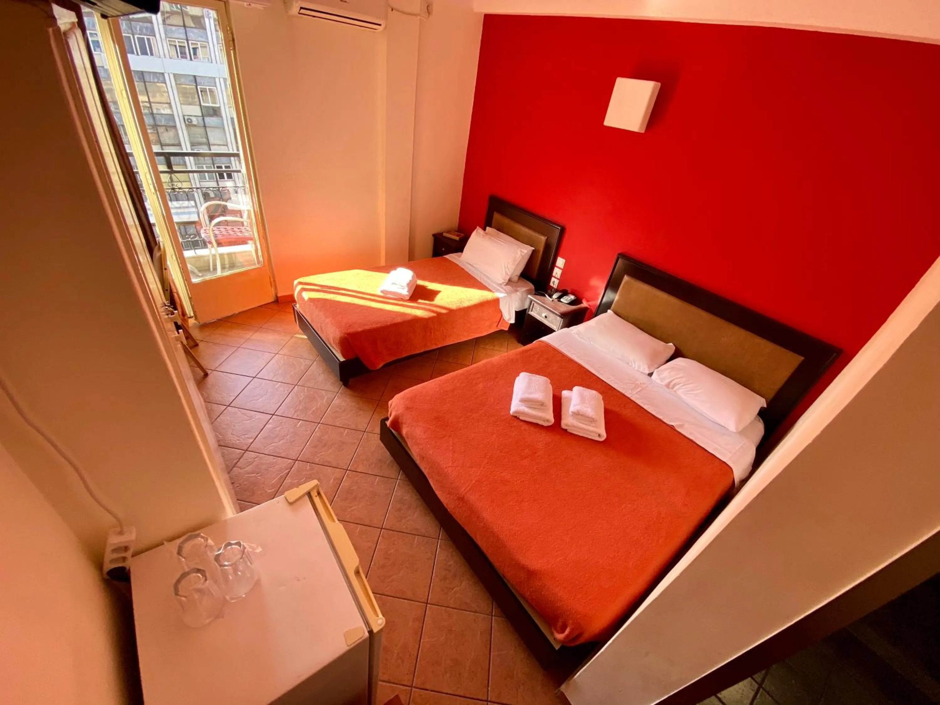 View (from property/room), Bed in Artemision