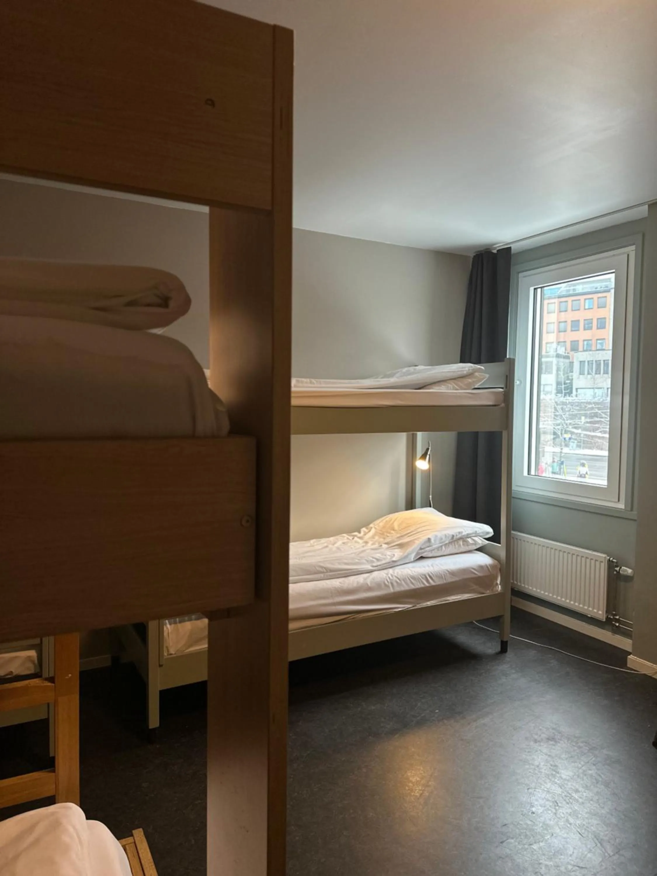 Bed in Stasjonen Hotel