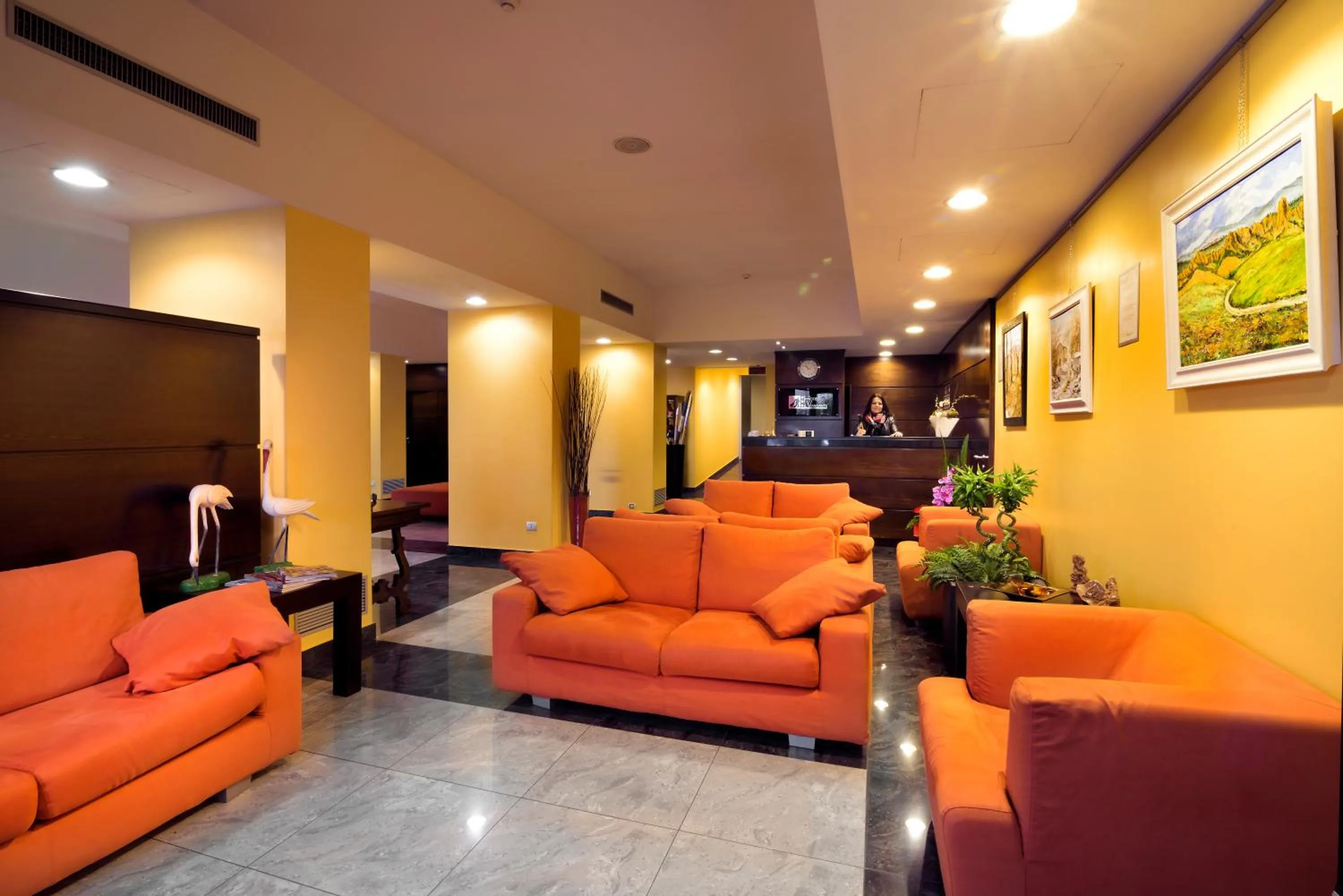 Lobby or reception in Hotel Il Viandante