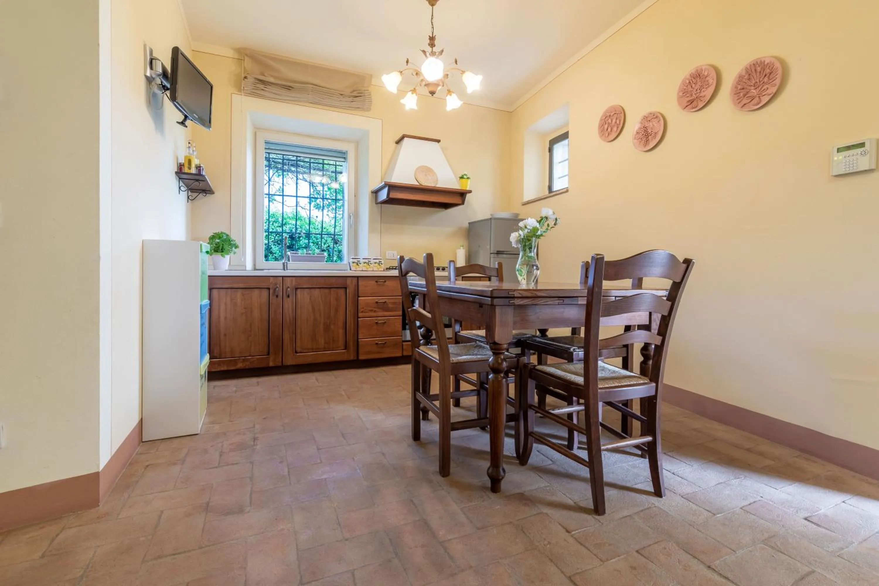 Dining area in La Casa Medioevale