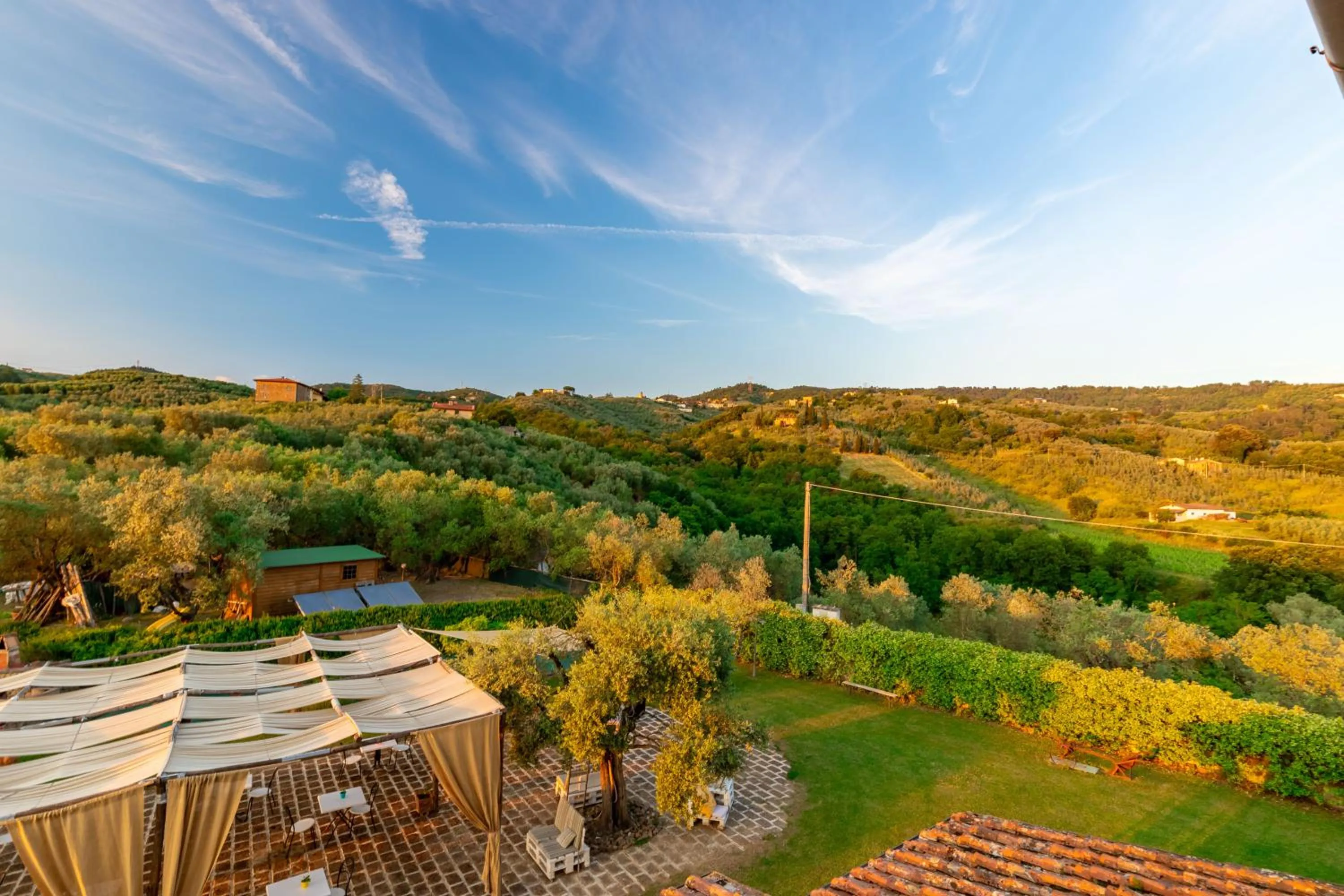 Garden view in La Casa Medioevale