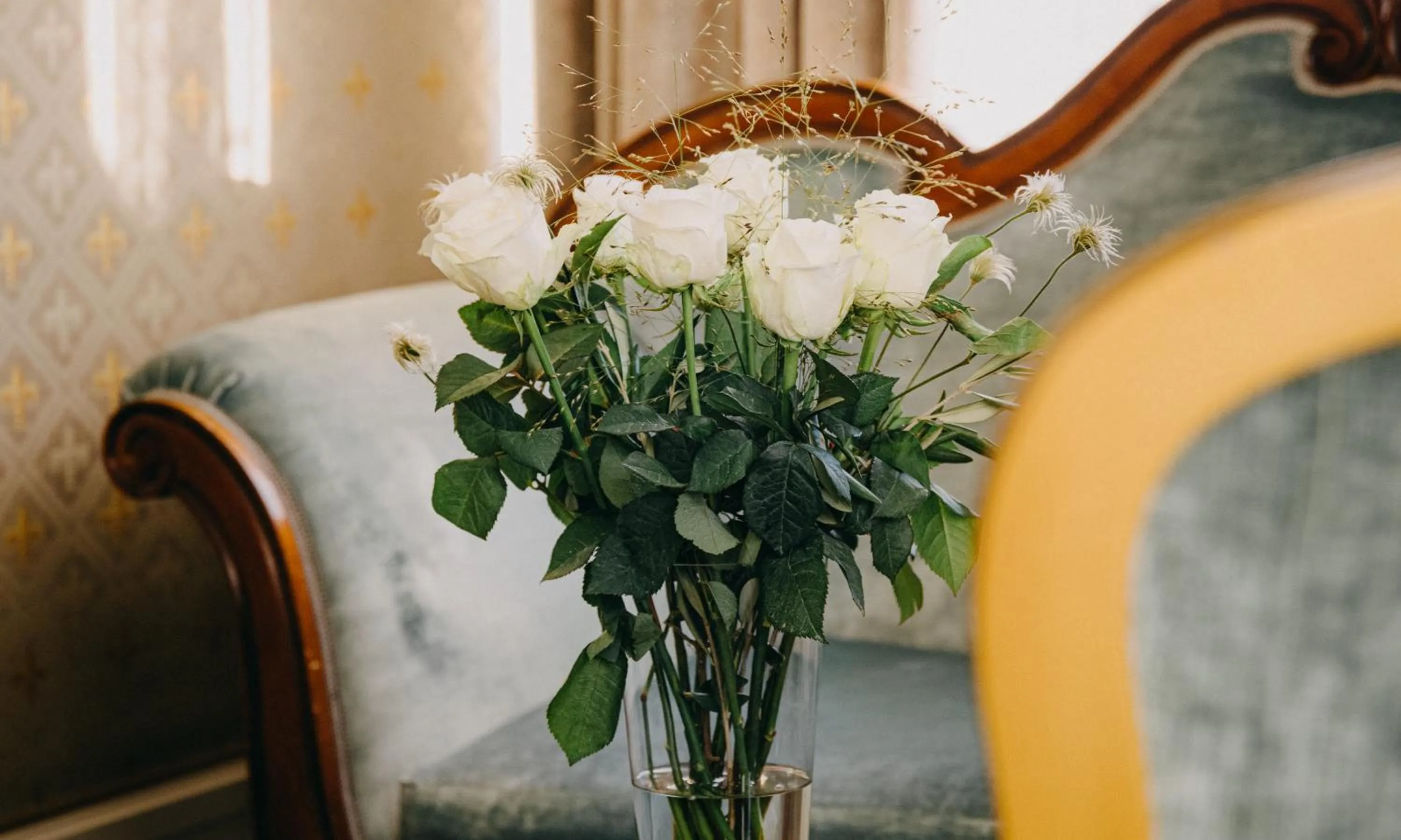 Decorative detail, Bed in Hotel Bristol