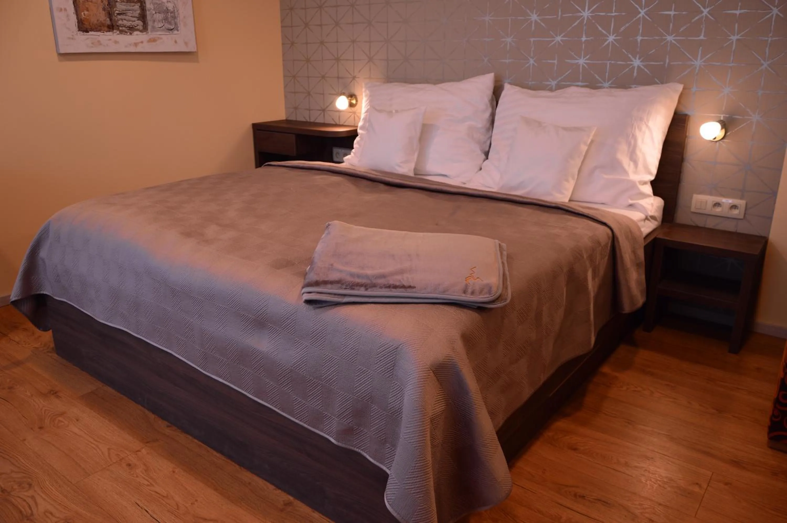 Decorative detail, Bed in Apartmánový Dom Kriváň