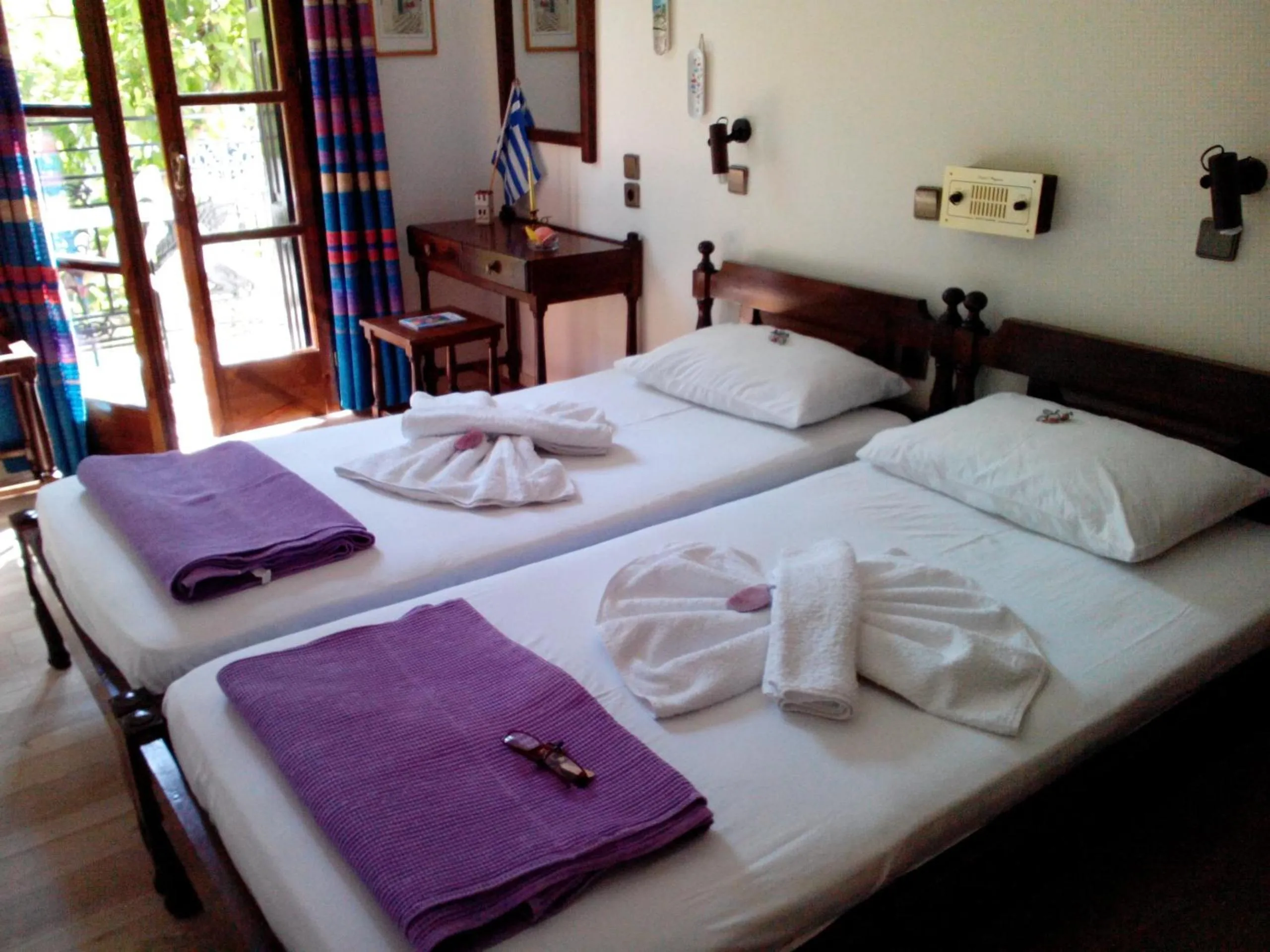 Bed in Pegasus Hotel