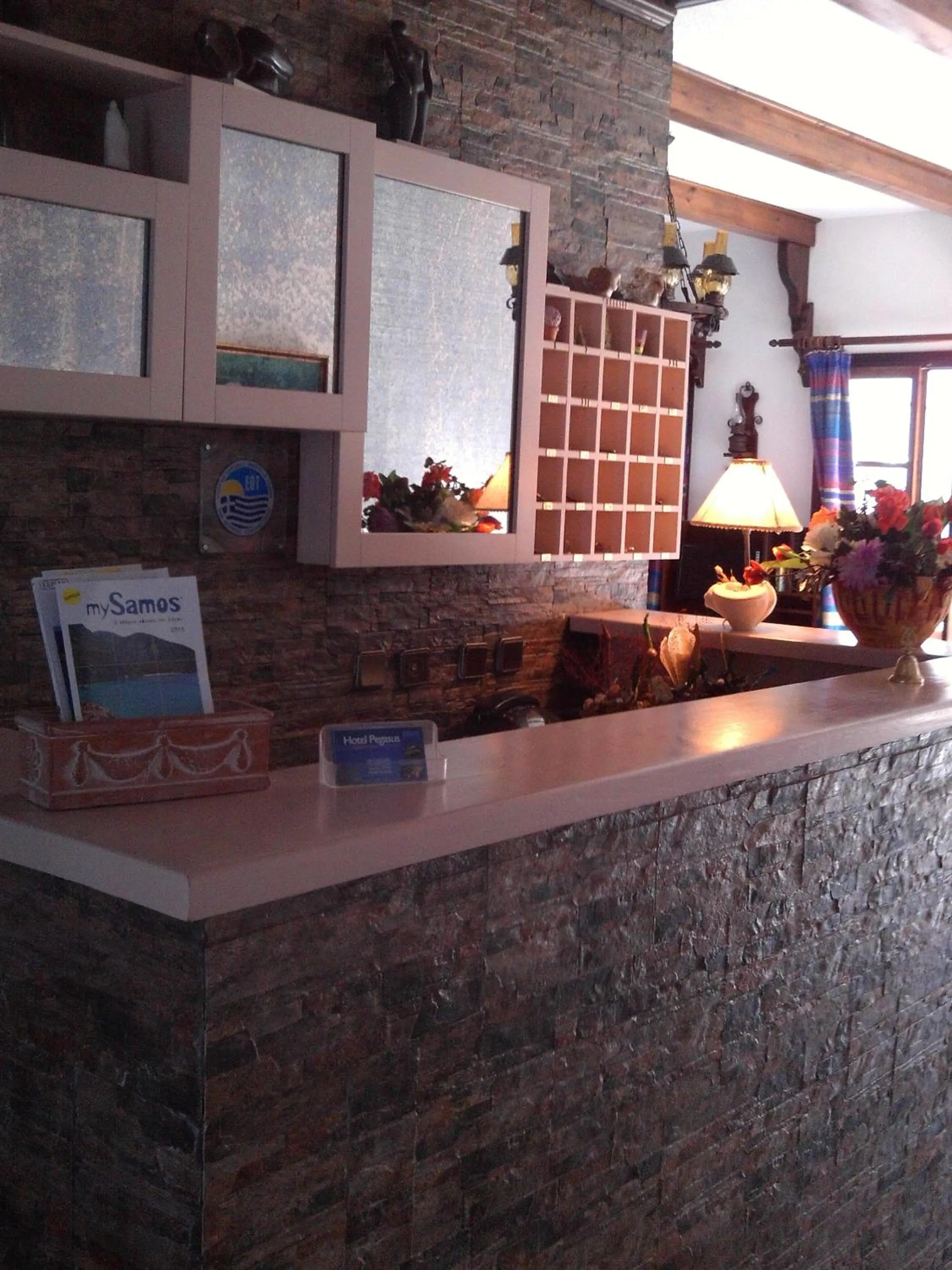 Lobby or reception in Pegasus Hotel