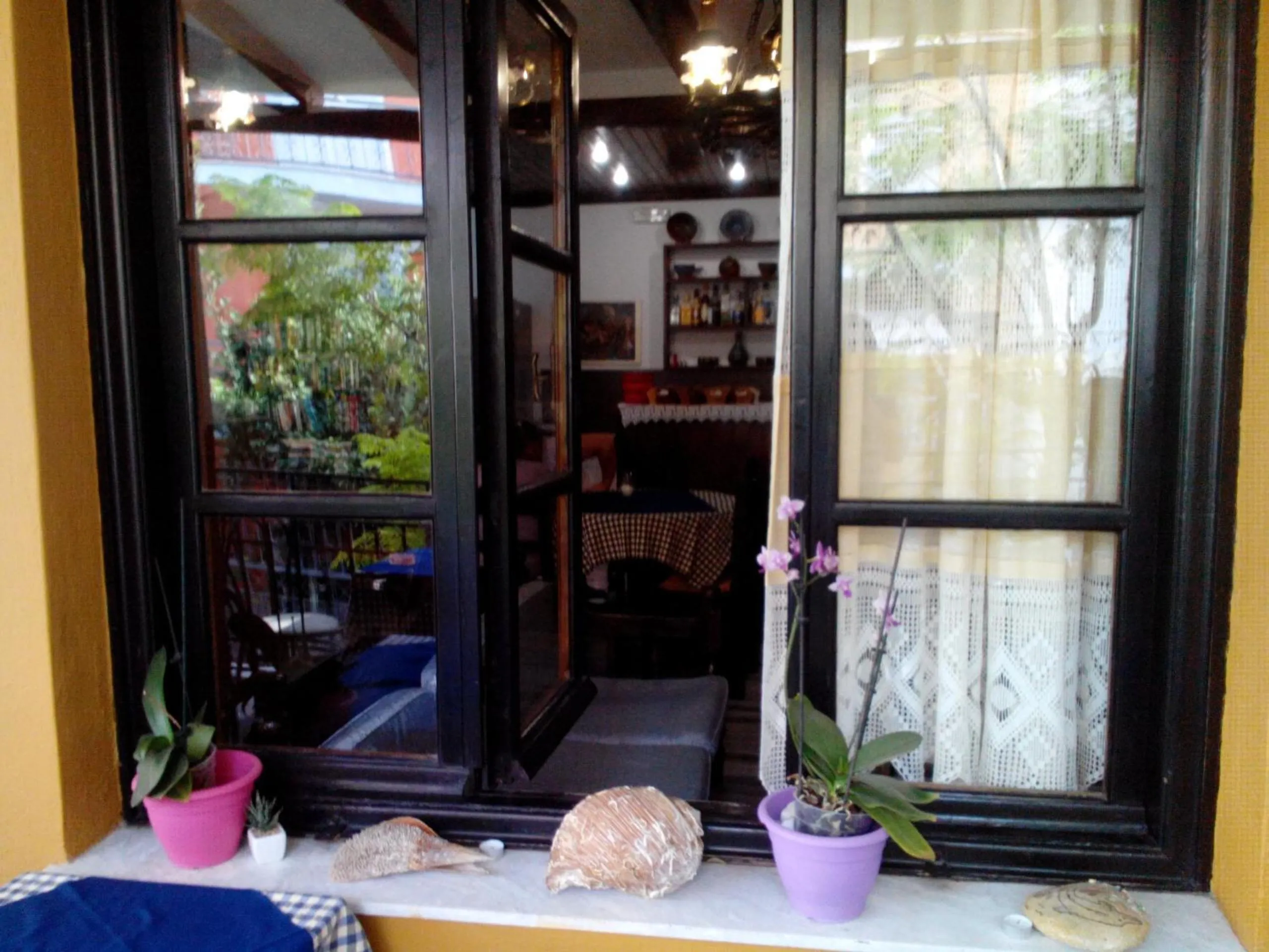 Decorative detail in Pegasus Hotel