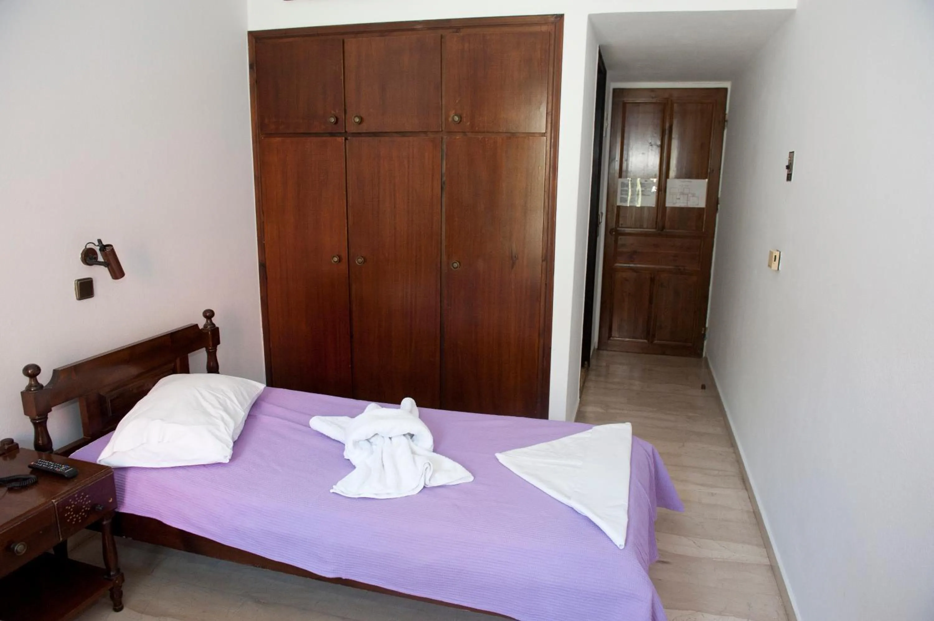 Bed in Pegasus Hotel