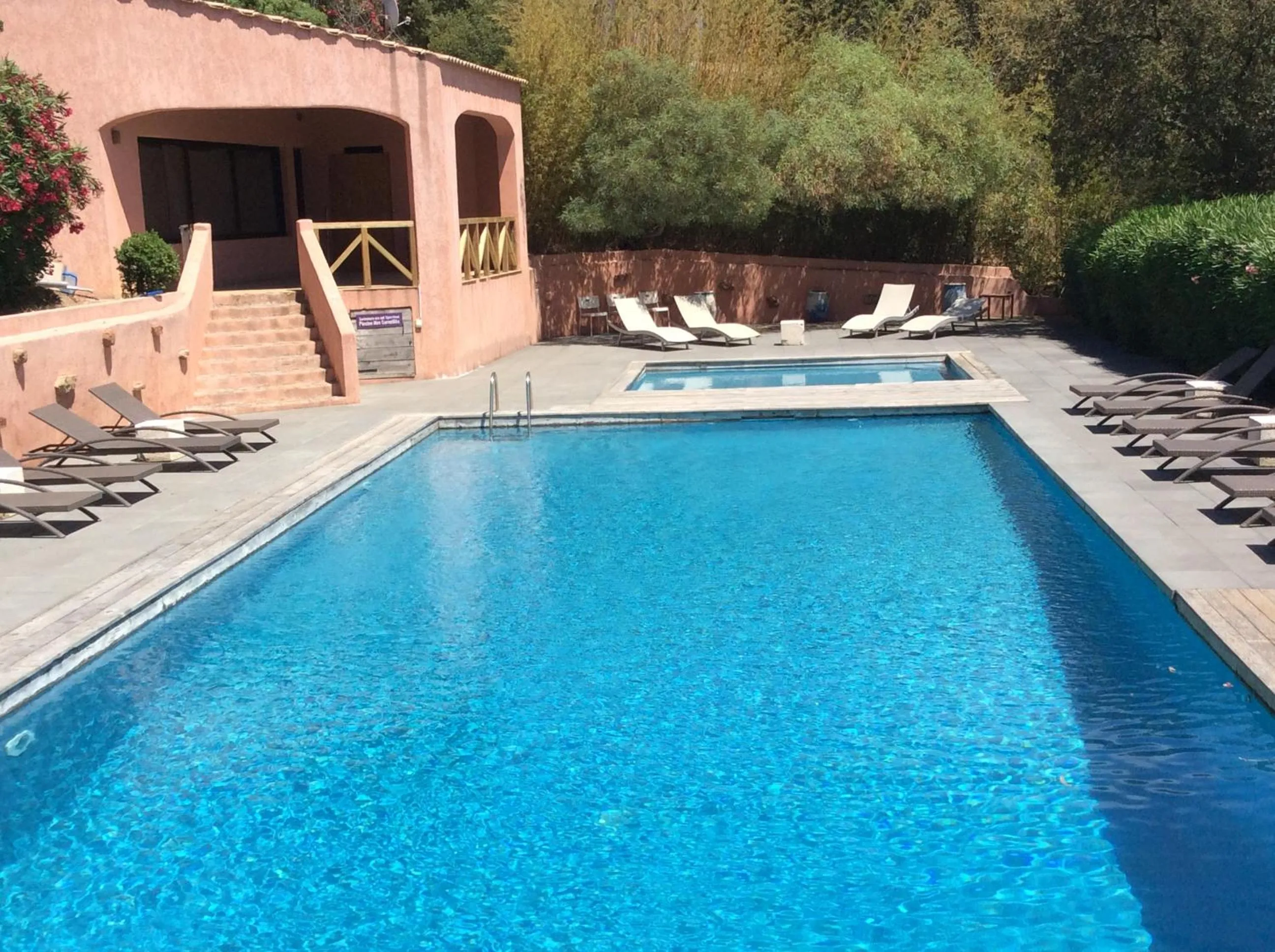 Pool view in Hotel Les Hauts de Porto-Vecchio