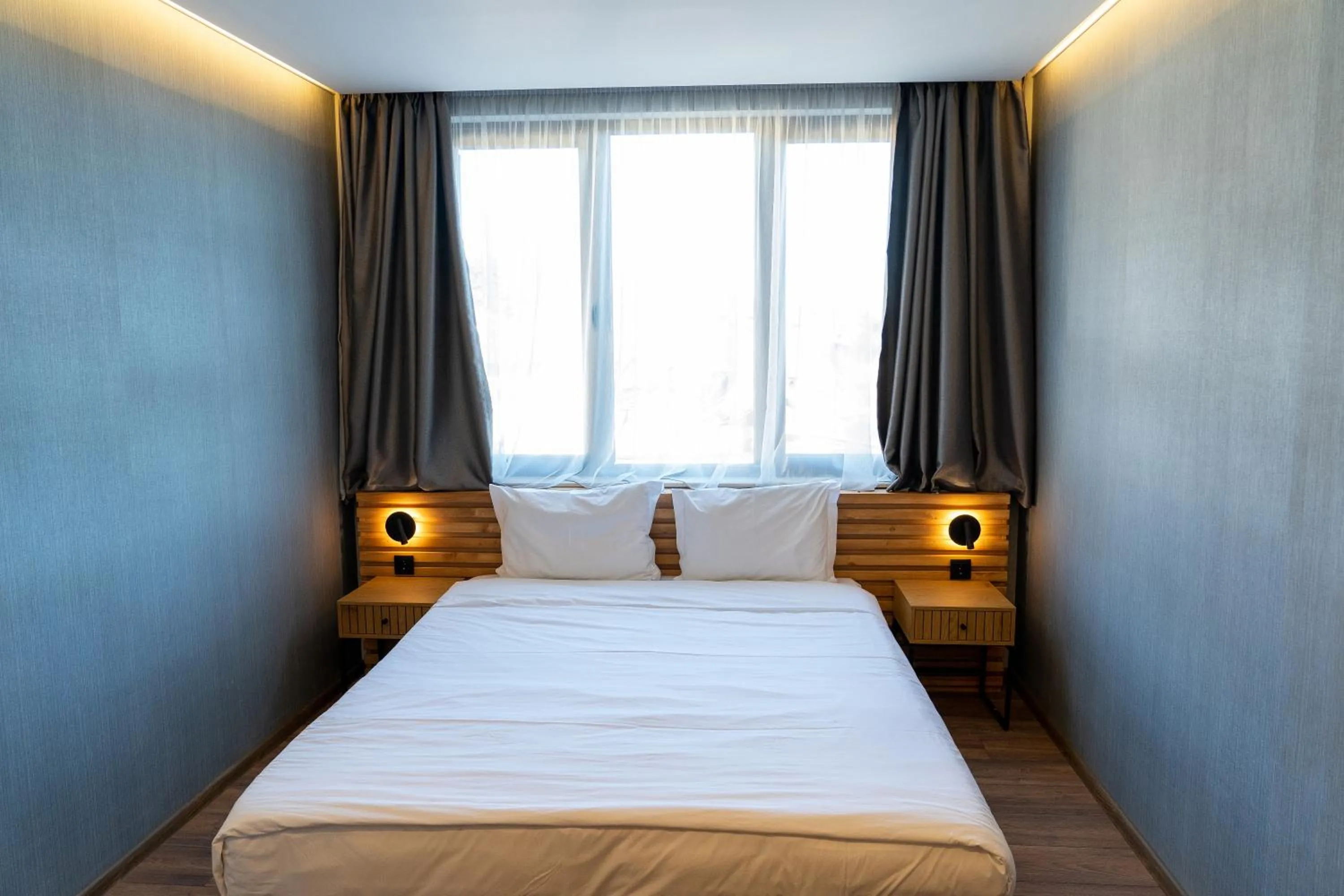 Bed in Family Hotel Pak Tam