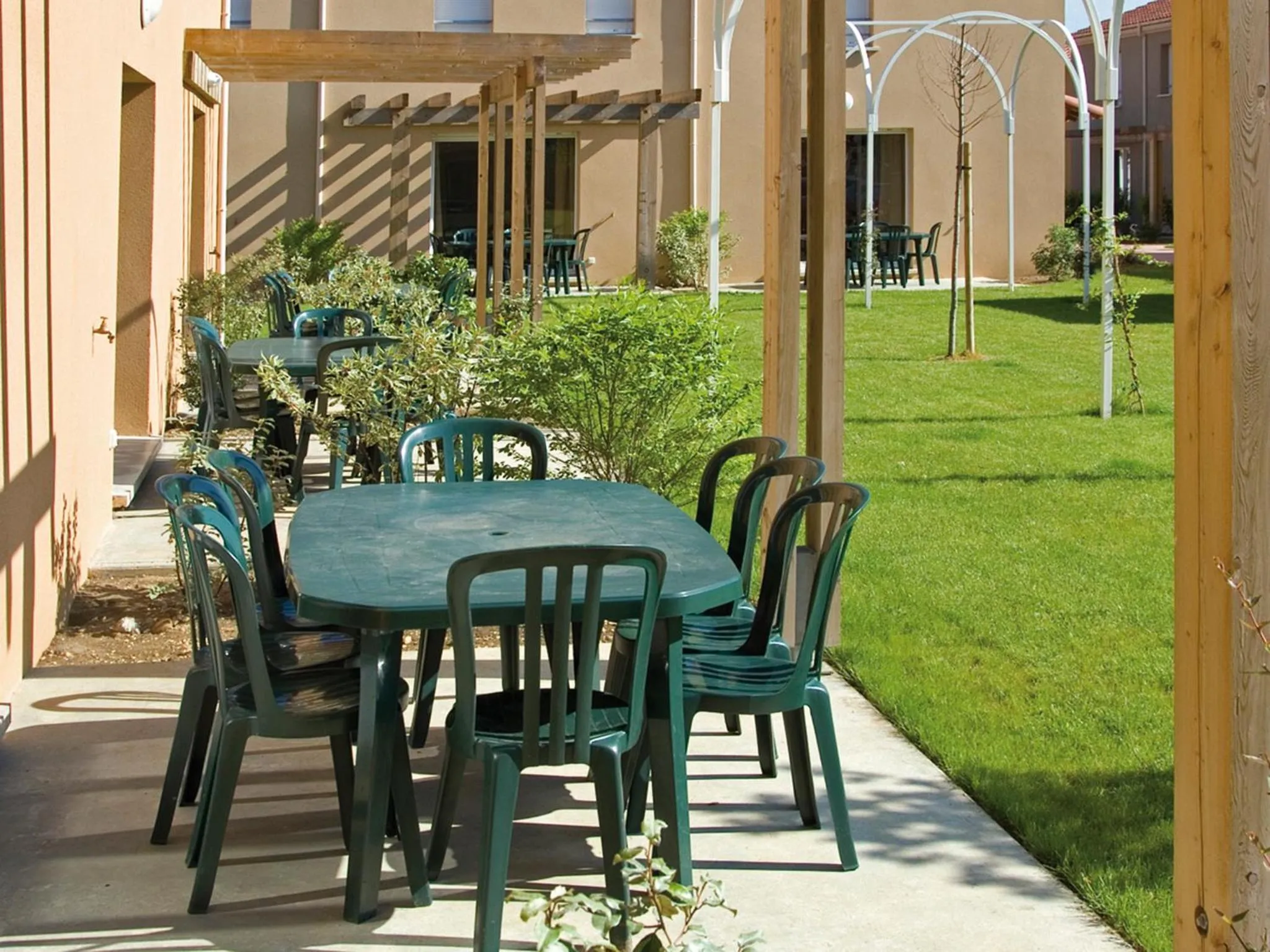 Balcony/Terrace in Lagrange Vacances Le Clos des Vignes