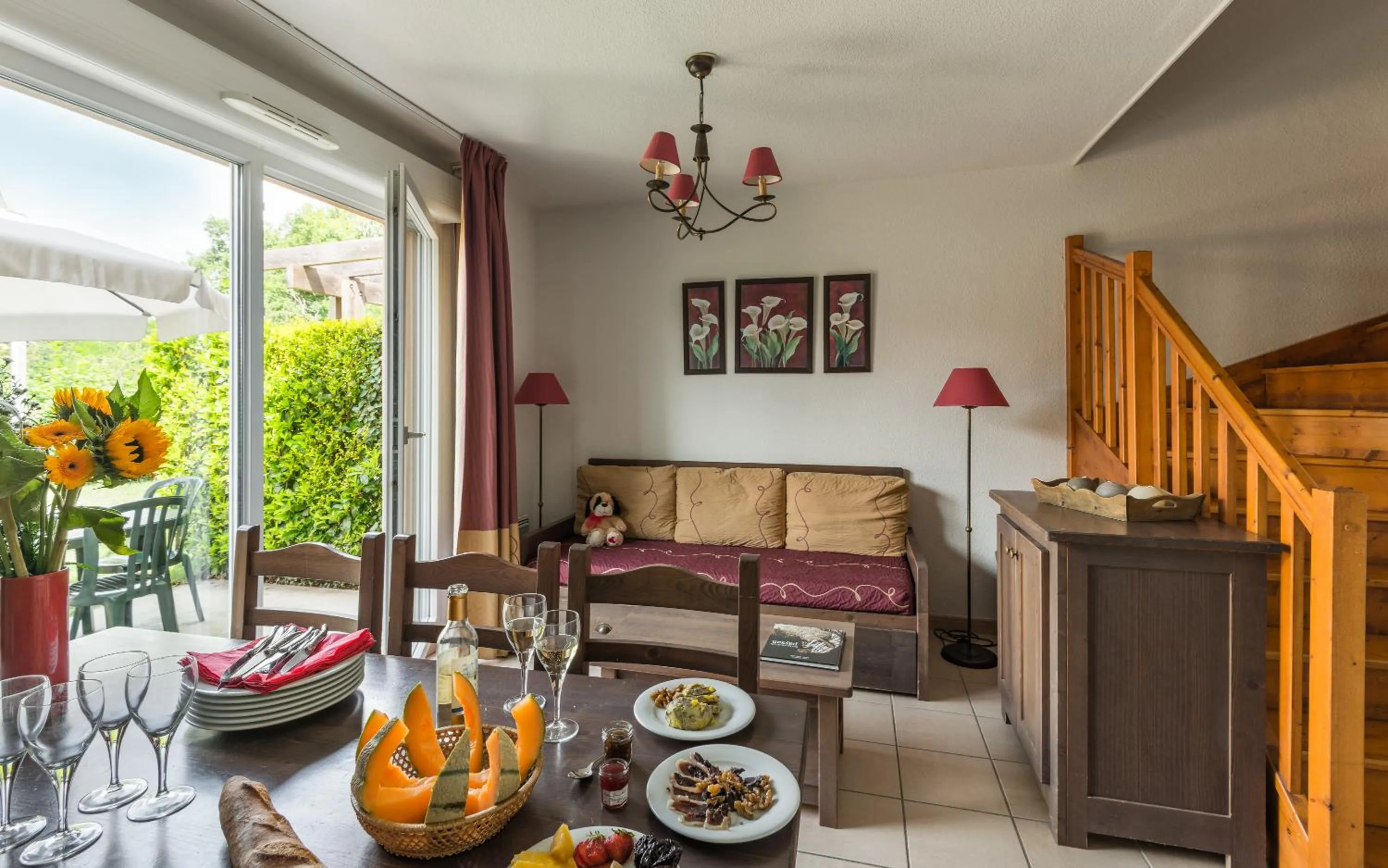 Living room in Lagrange Vacances Le Clos des Vignes