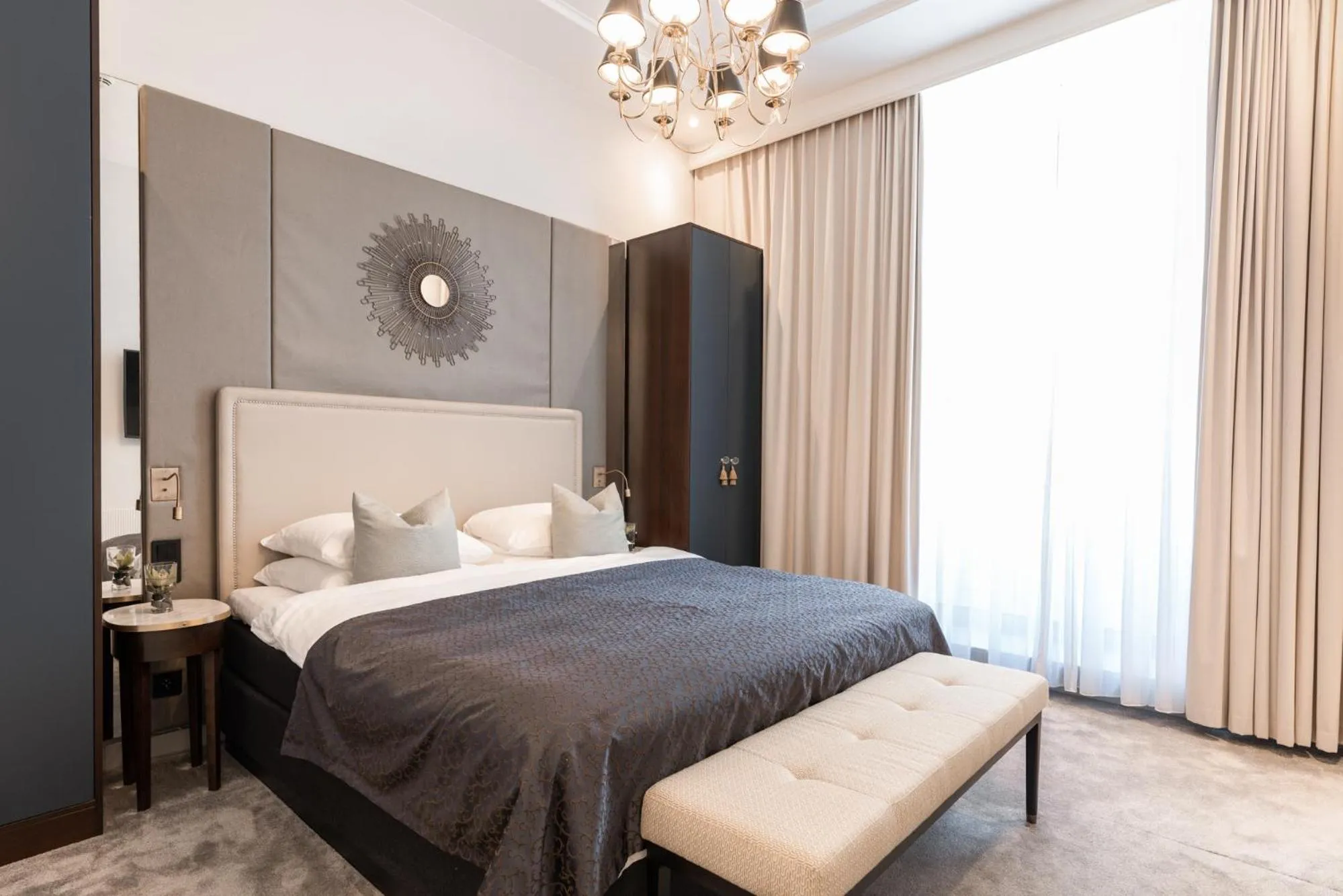 Bed in Grand Hotel Oslo