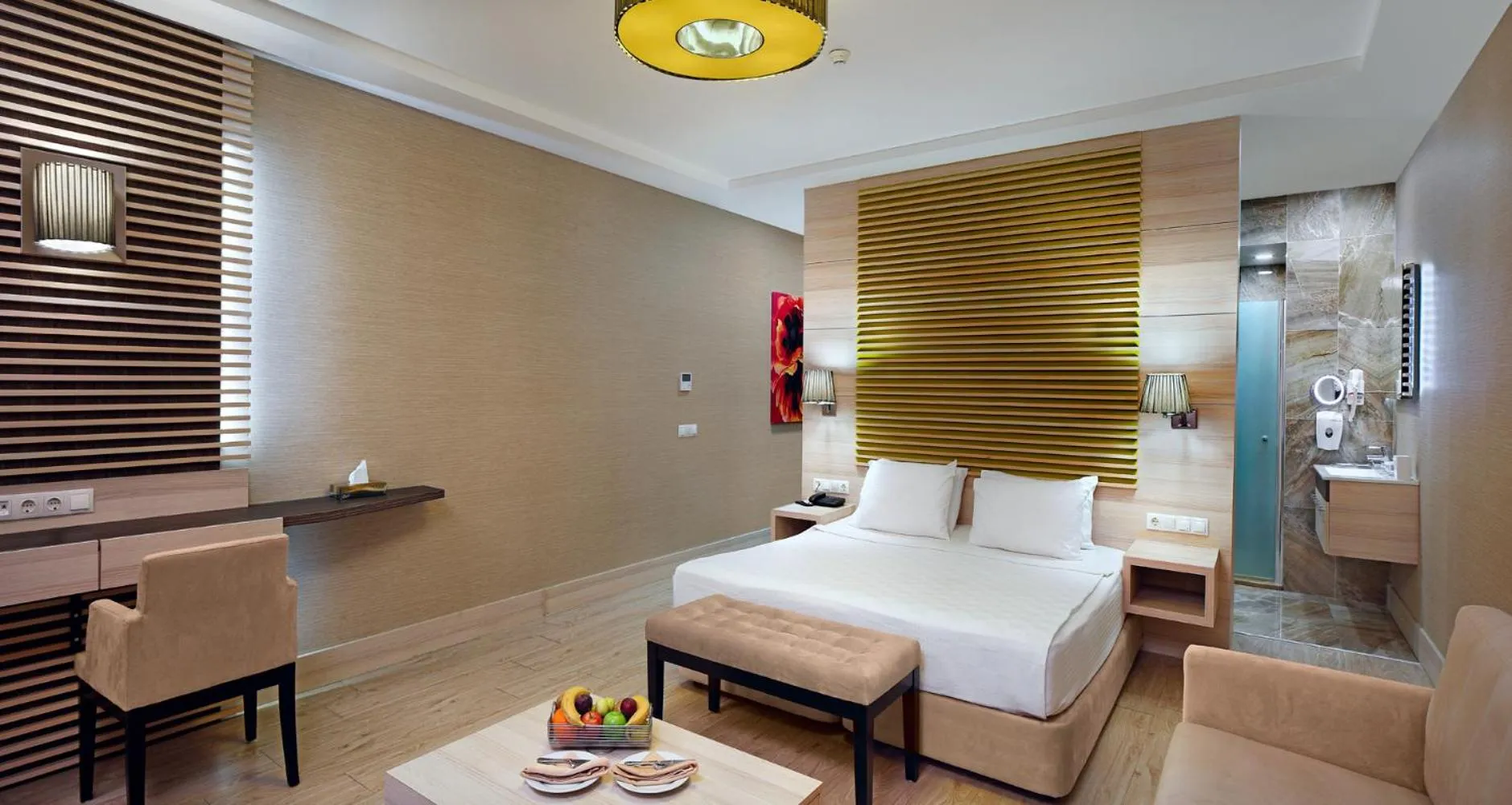 Bed in Sianji Well-Being Resort