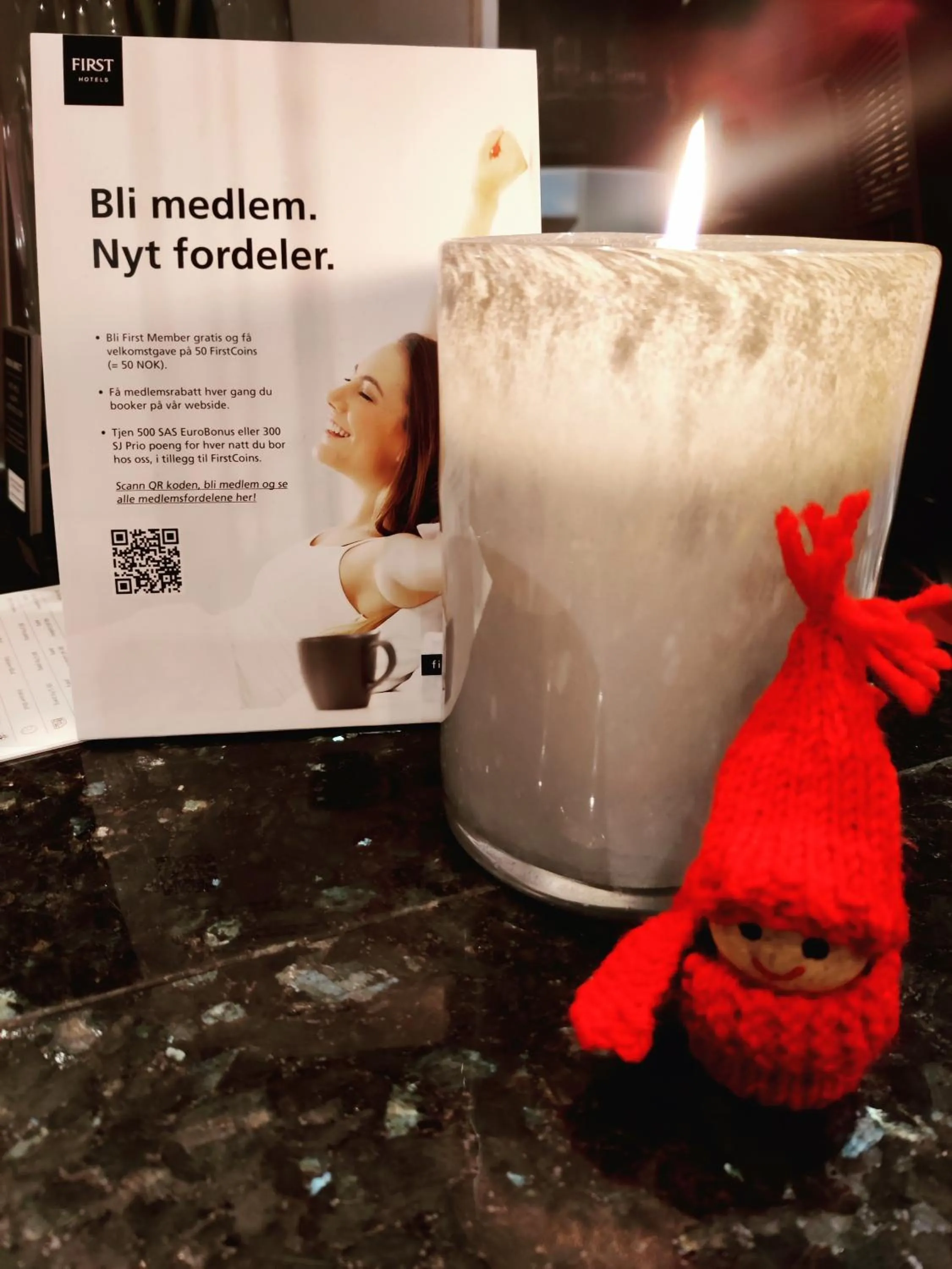 Decorative detail in First Hotel Millennium