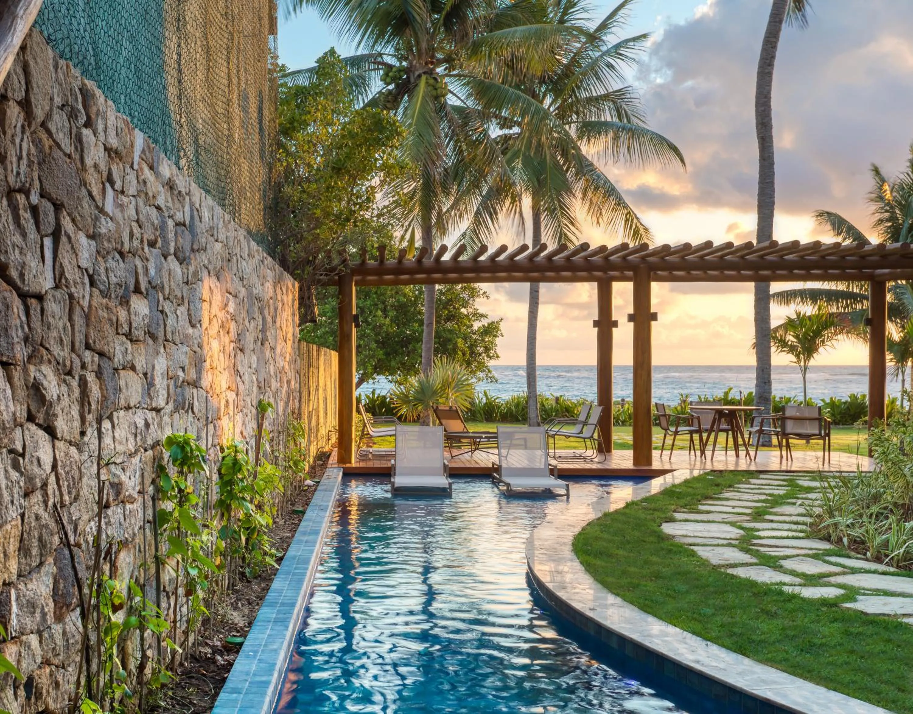 Swimming pool in Serrambi Resort