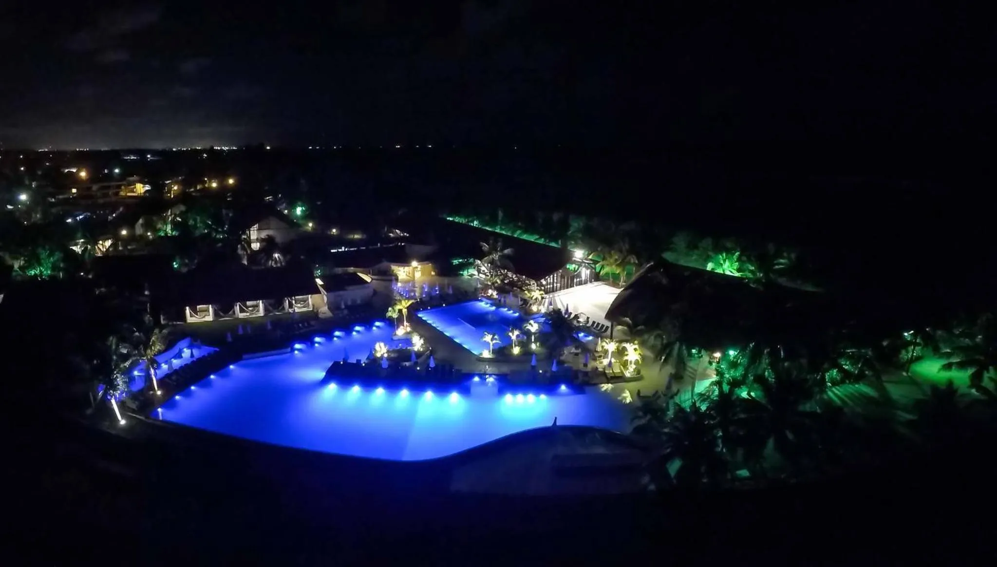 Pool view in Serrambi Resort