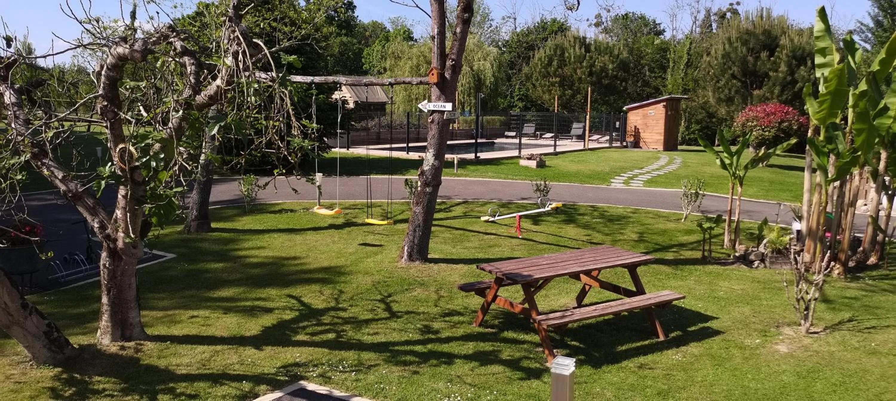 Children play ground in Au Petit Pédegouaty
