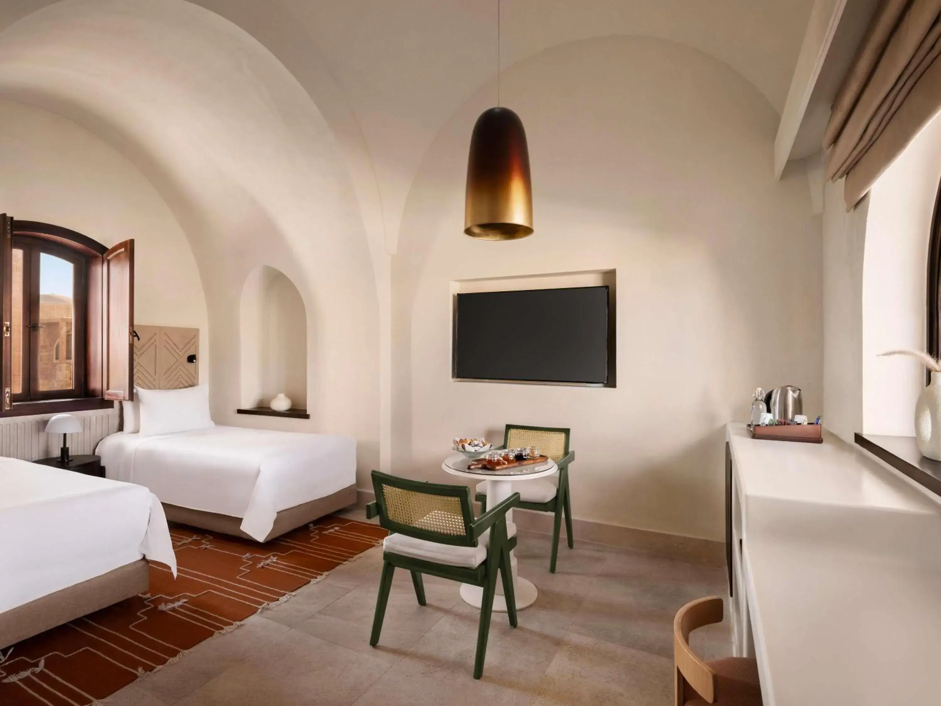 Superior Twin Room with Partial Sea View in Movenpick Resort El Quseir Superior Twin Room with Partial Sea View in Movenpick Resort El Quseir