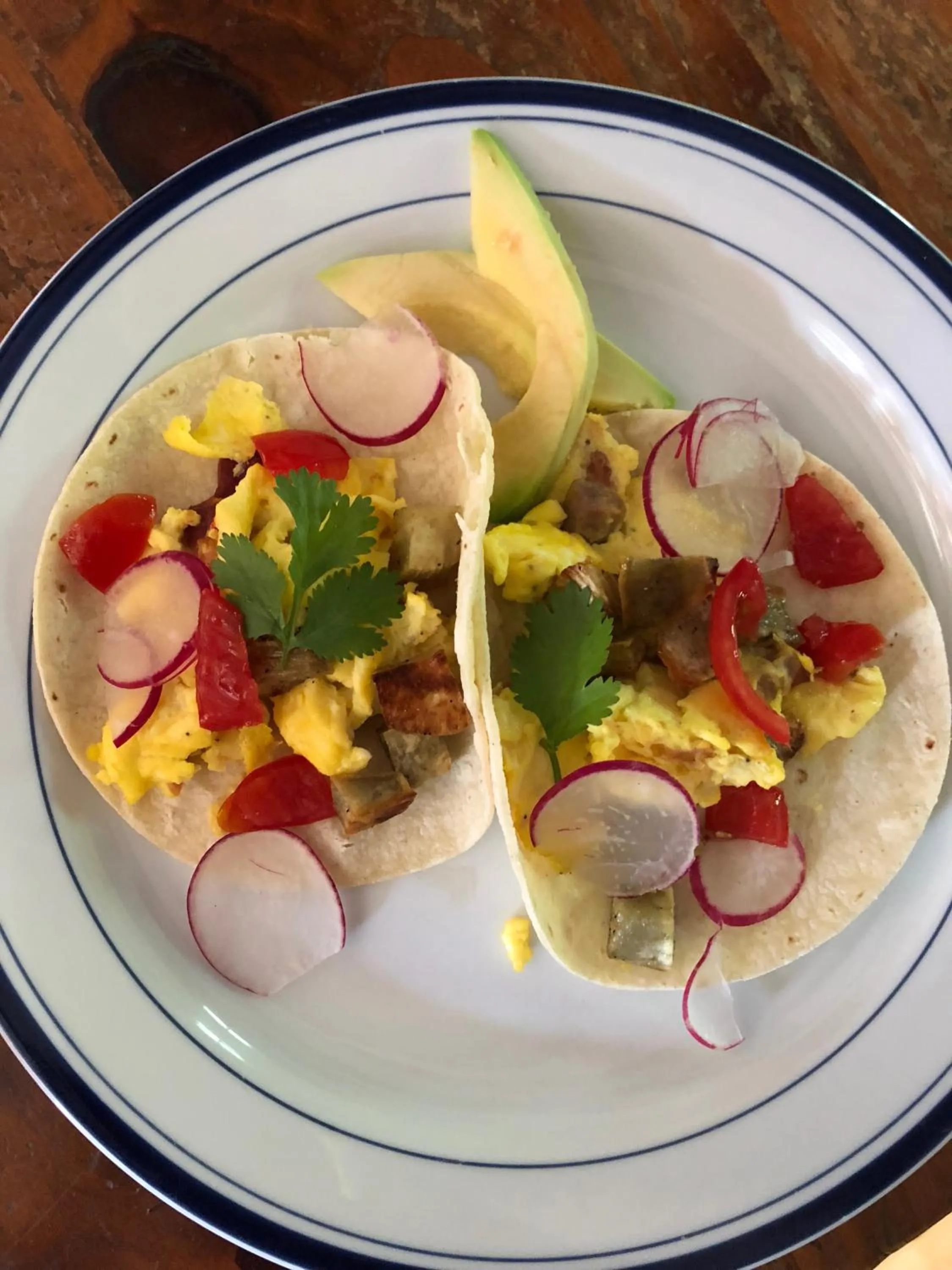Food close-up in Waldo Emerson Inn