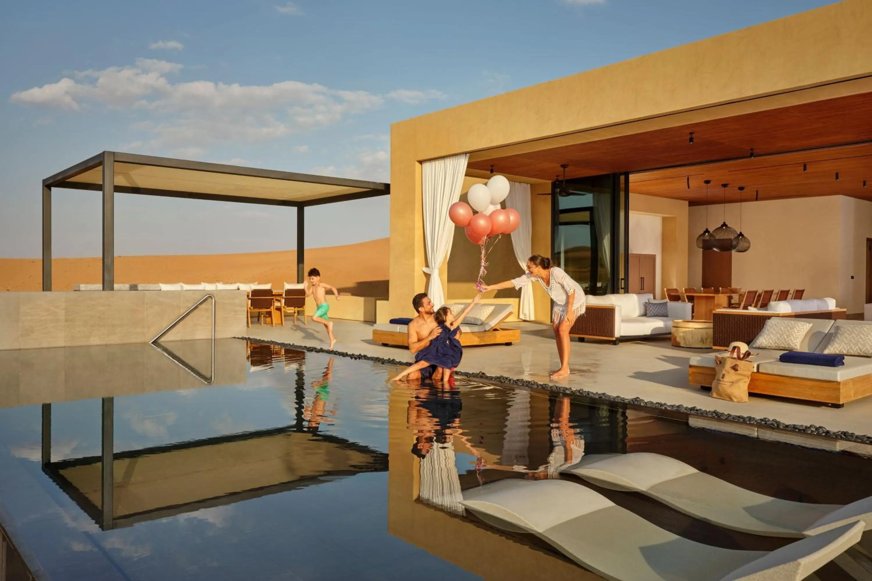 Swimming pool in The Ritz-Carlton Ras Al Khaimah, Al Wadi Desert