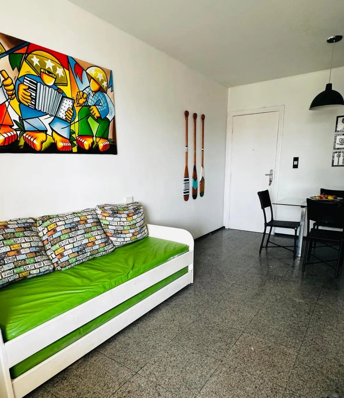 Communal lounge/ TV room, Bed in Via Venetto - Vista Mar