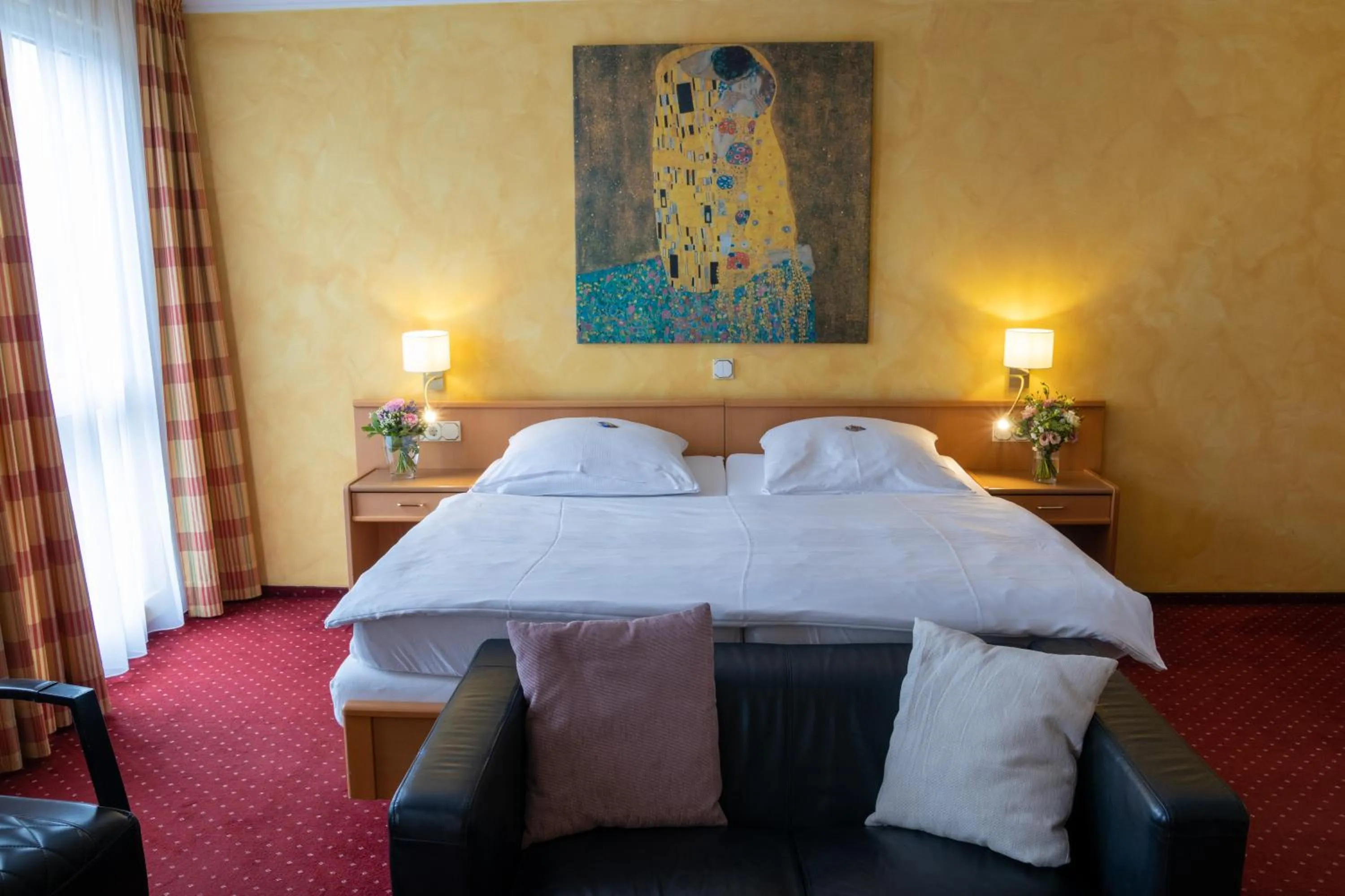Photo of the whole room, Bed in Hotel Landhaus Knappmann