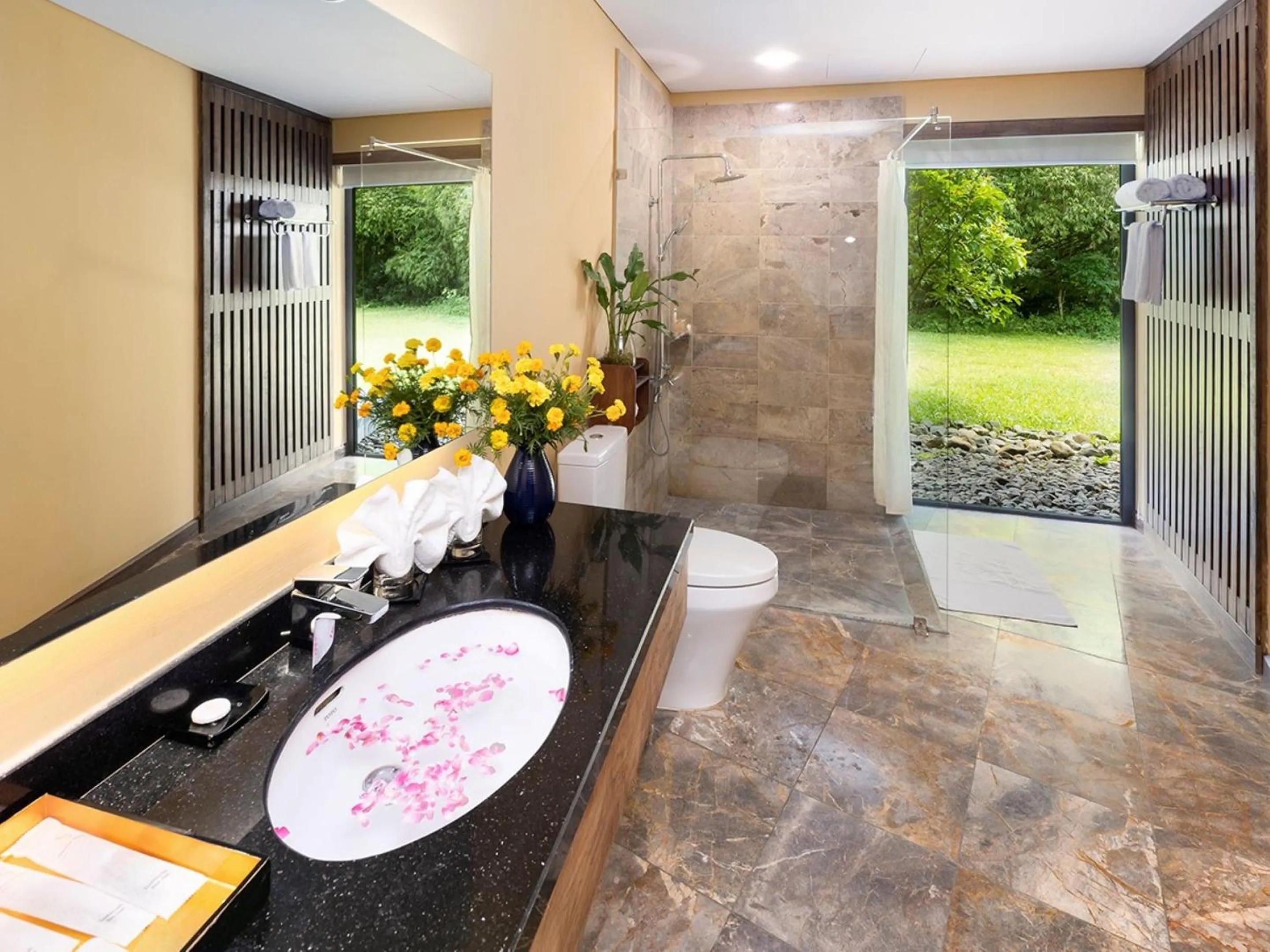 Bathroom in Serena Kim Boi Resort - Hoa Binh